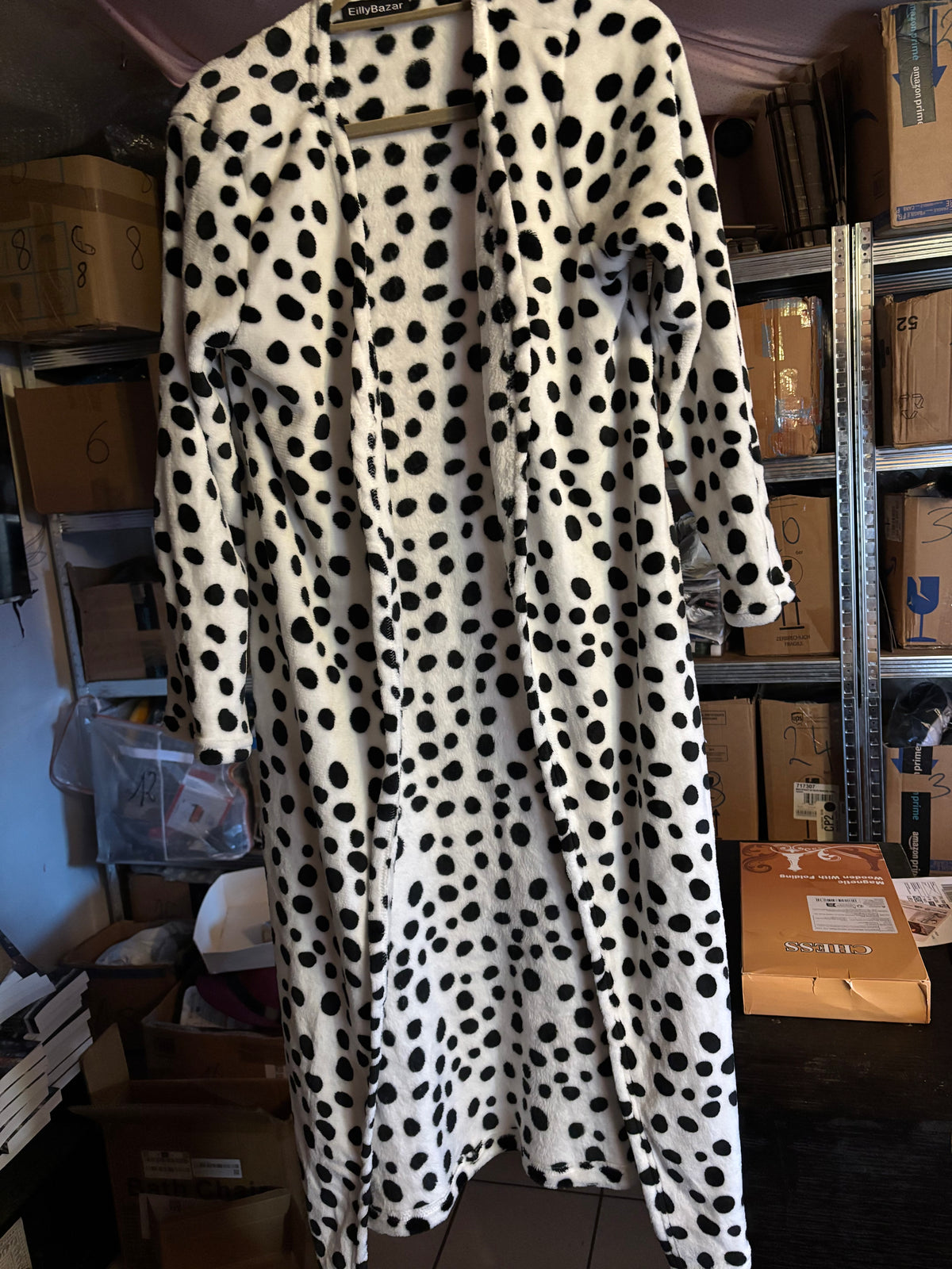 MANTEAU LONG FEMME NOIR &amp; BLANC –