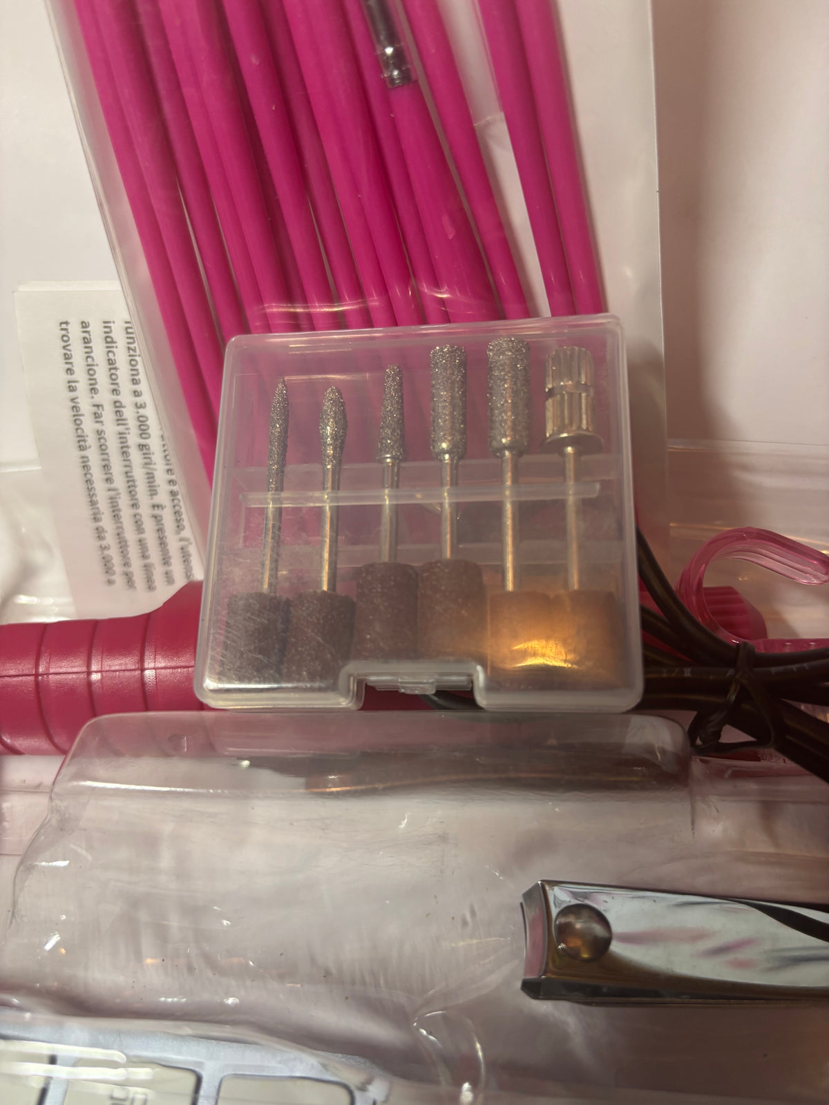 Mini ponceuse à ongles
