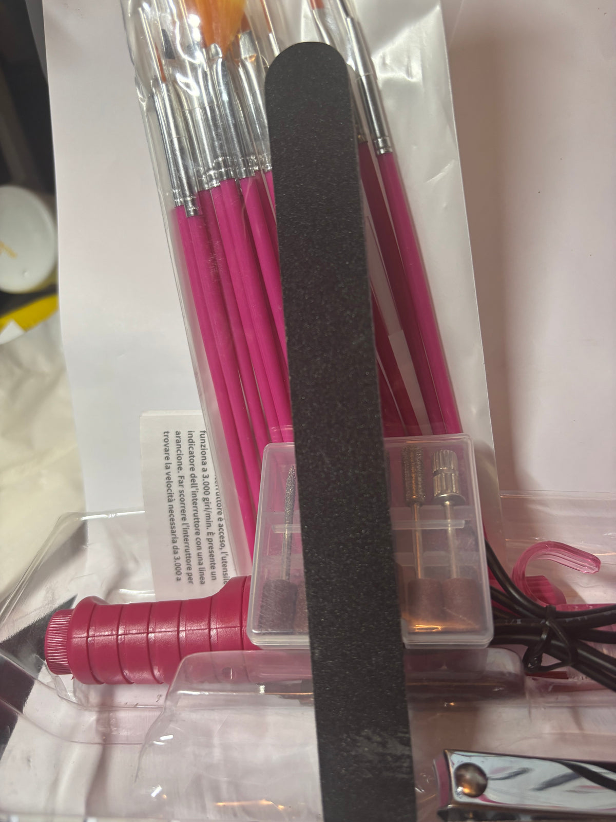 Mini ponceuse à ongles
