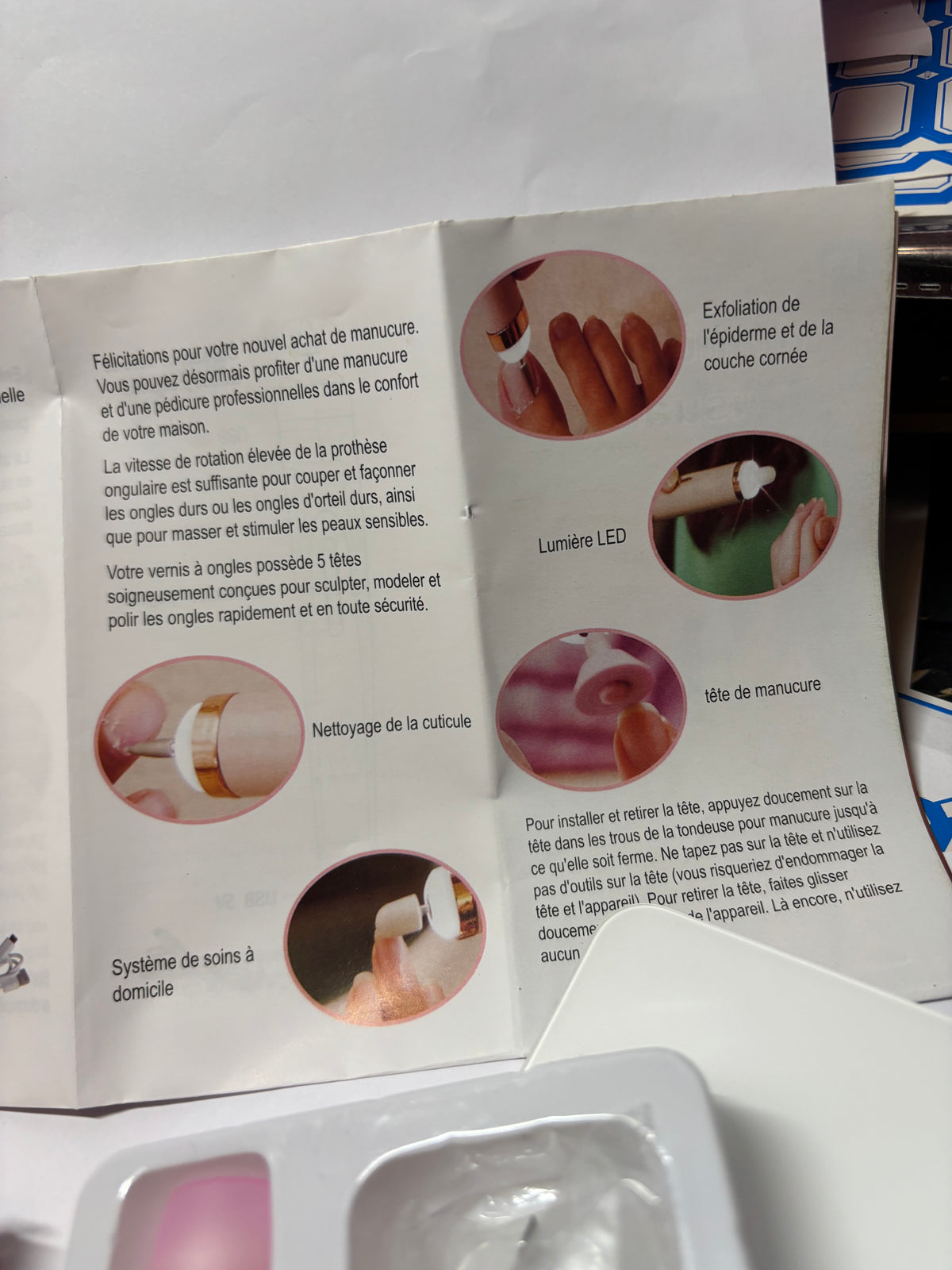 ✨ LIME À ONGLES ÉLECTRIQUE PROFESSIONNELLE USB ✨