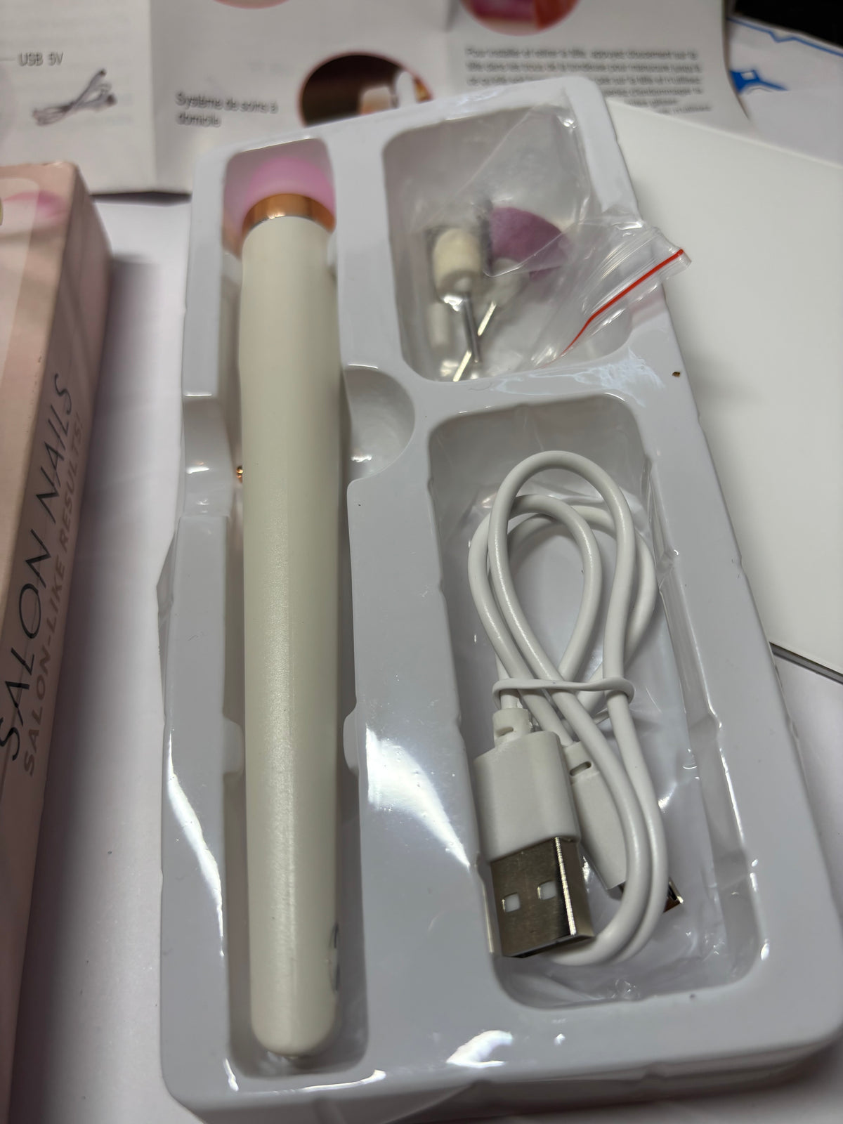 ✨ LIME À ONGLES ÉLECTRIQUE PROFESSIONNELLE USB ✨