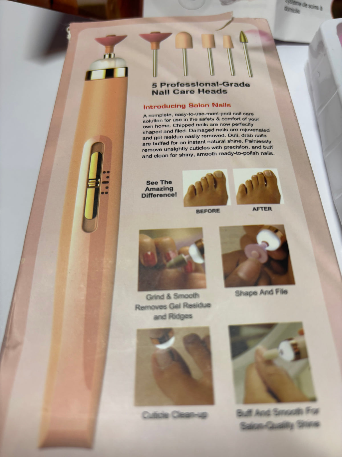 ✨ LIME À ONGLES ÉLECTRIQUE PROFESSIONNELLE USB ✨
