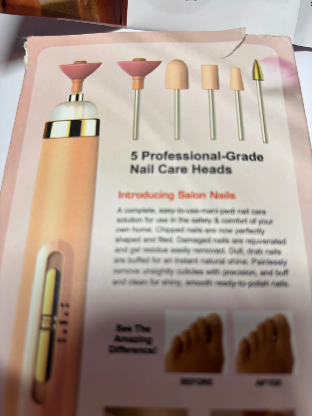 ✨ LIME À ONGLES ÉLECTRIQUE PROFESSIONNELLE USB ✨