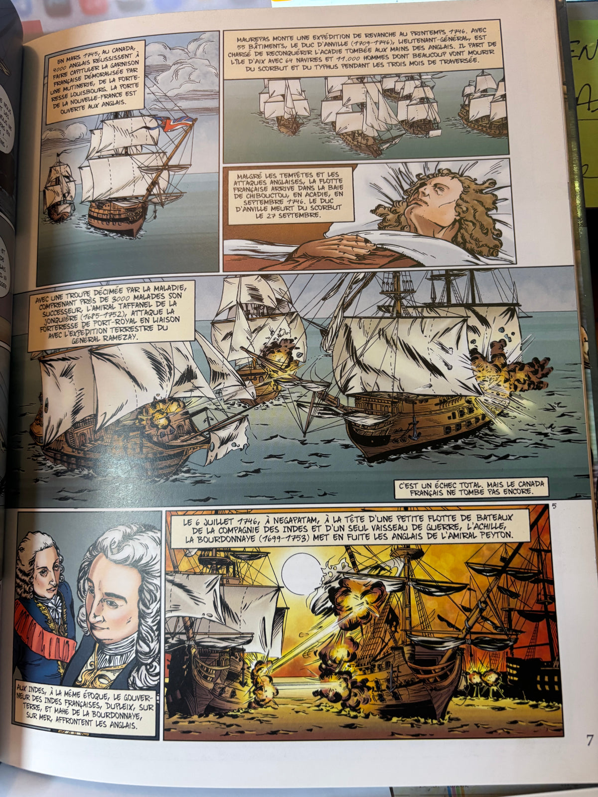 LOT DE 2 SUPERBES BANDES DESSINÉES HISTORIQUES – MARINE & CHEVALIERS DE MALTE 🇫🇷