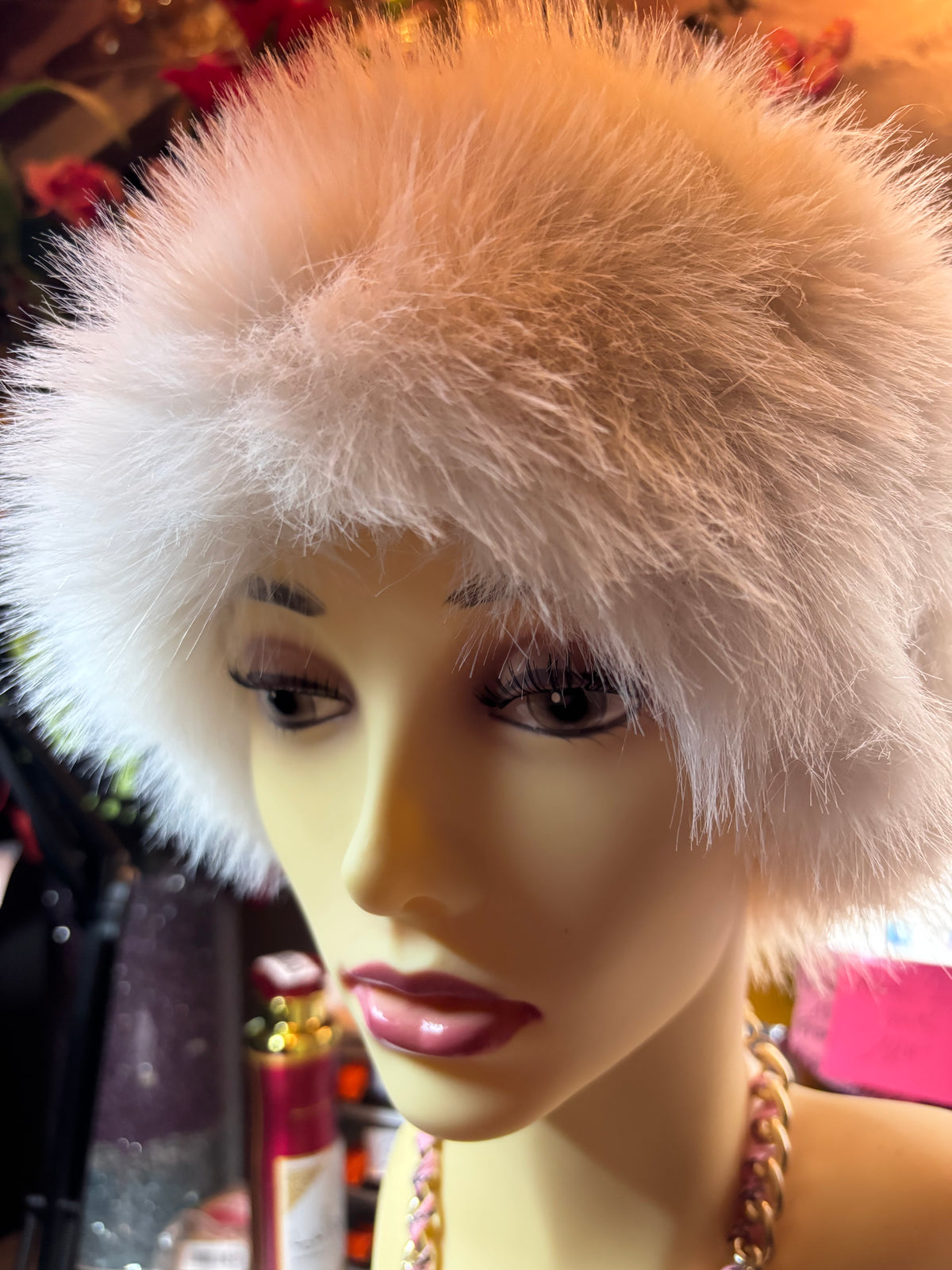 Bonnet qui fait perruque
