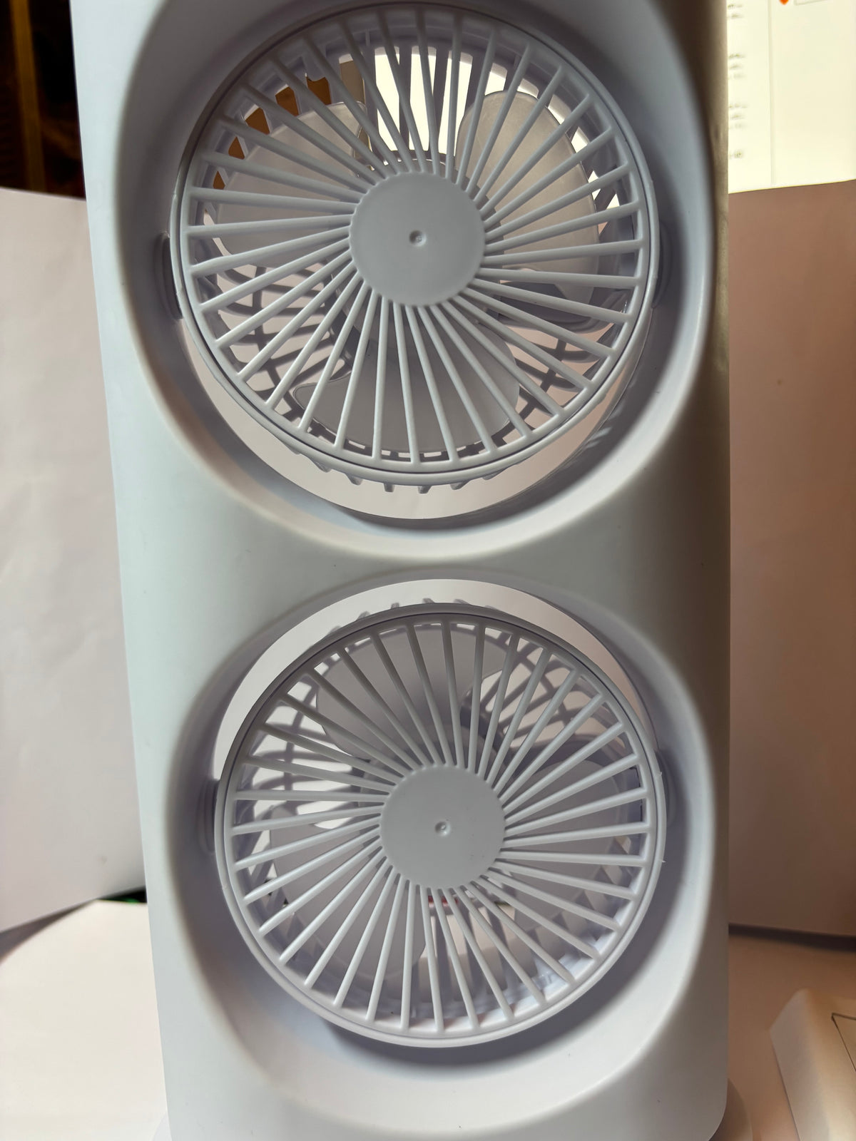 VENTILATEUR BRUMISATEUR DOUBLE TURBINE USB