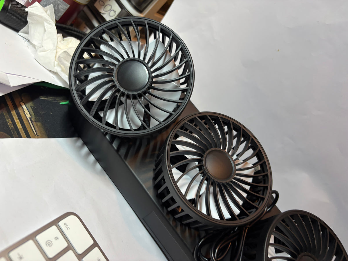 Ventilateur voiture à 4 têtes