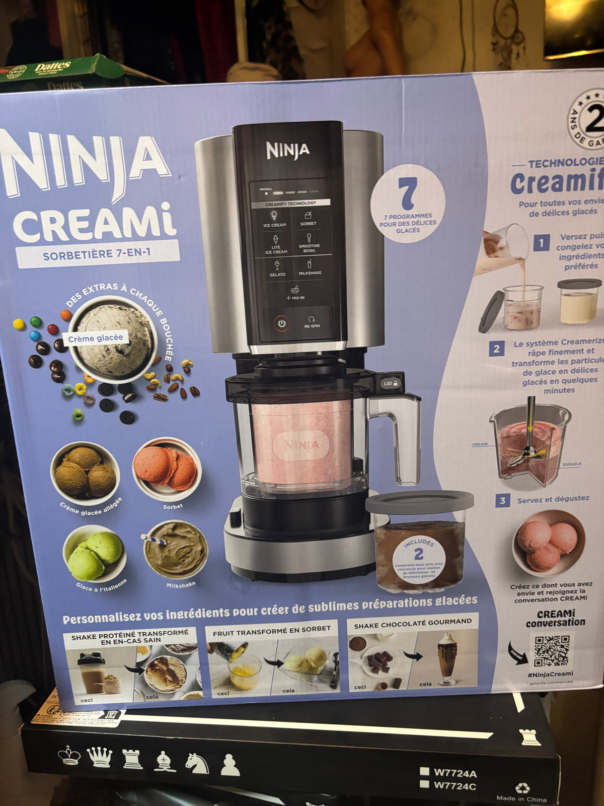 NINJA CREAMi – Sorbetière 7 en 1 Haut de Gamme
