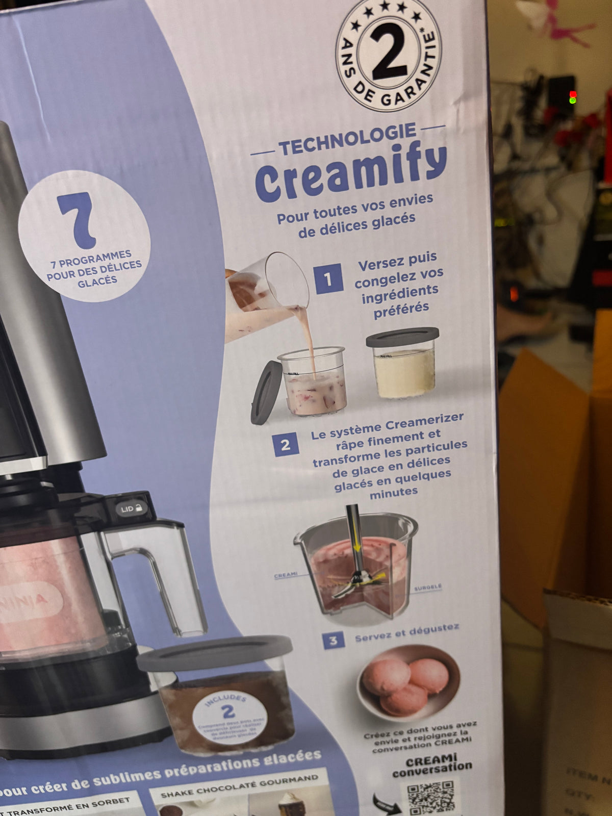 NINJA CREAMi – Sorbetière 7 en 1 Haut de Gamme