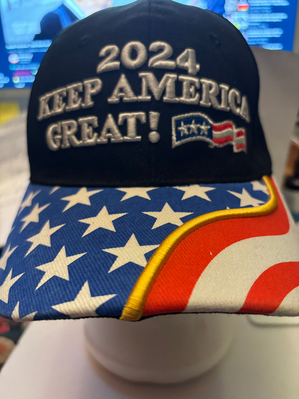CASQUETTE COLLECTOR ÉTOILES & DRAPEAU USA