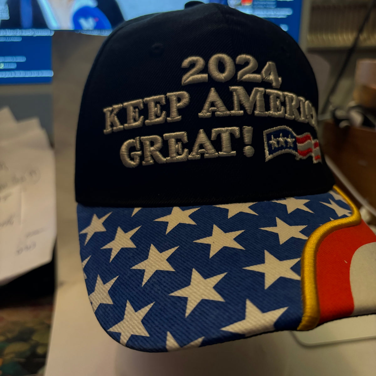 CASQUETTE COLLECTOR ÉTOILES & DRAPEAU USA