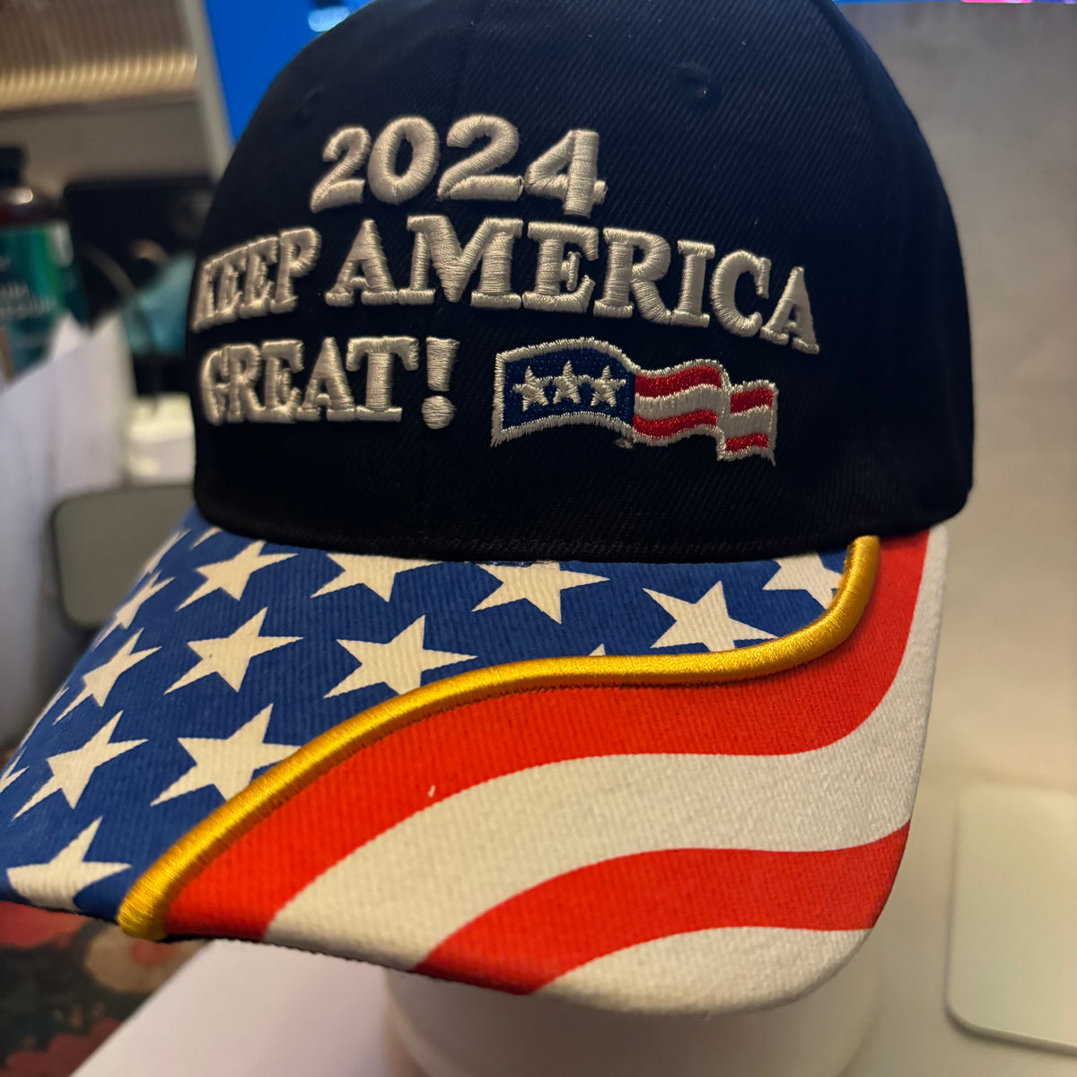 CASQUETTE COLLECTOR ÉTOILES & DRAPEAU USA