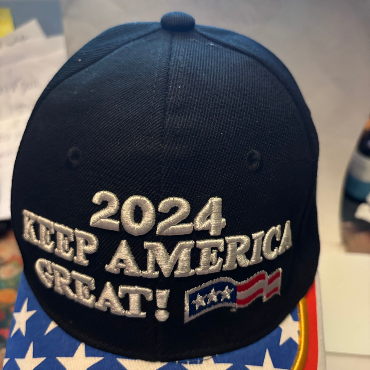 CASQUETTE COLLECTOR ÉTOILES & DRAPEAU USA