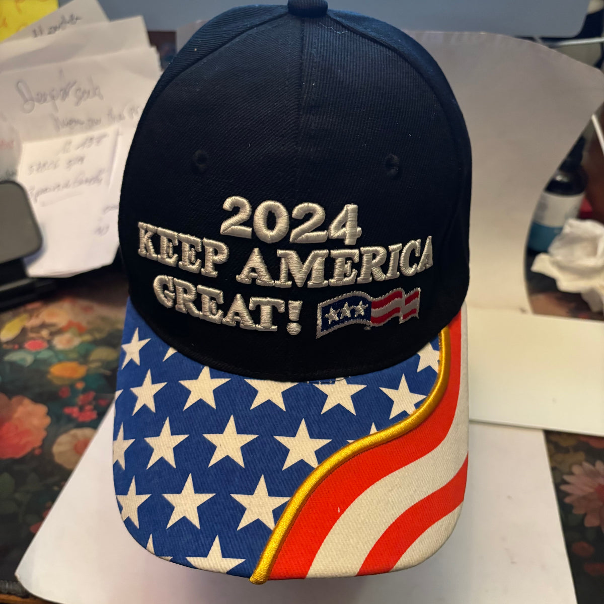 CASQUETTE COLLECTOR ÉTOILES & DRAPEAU USA