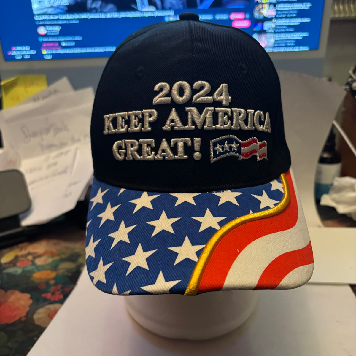 CASQUETTE COLLECTOR ÉTOILES & DRAPEAU USA