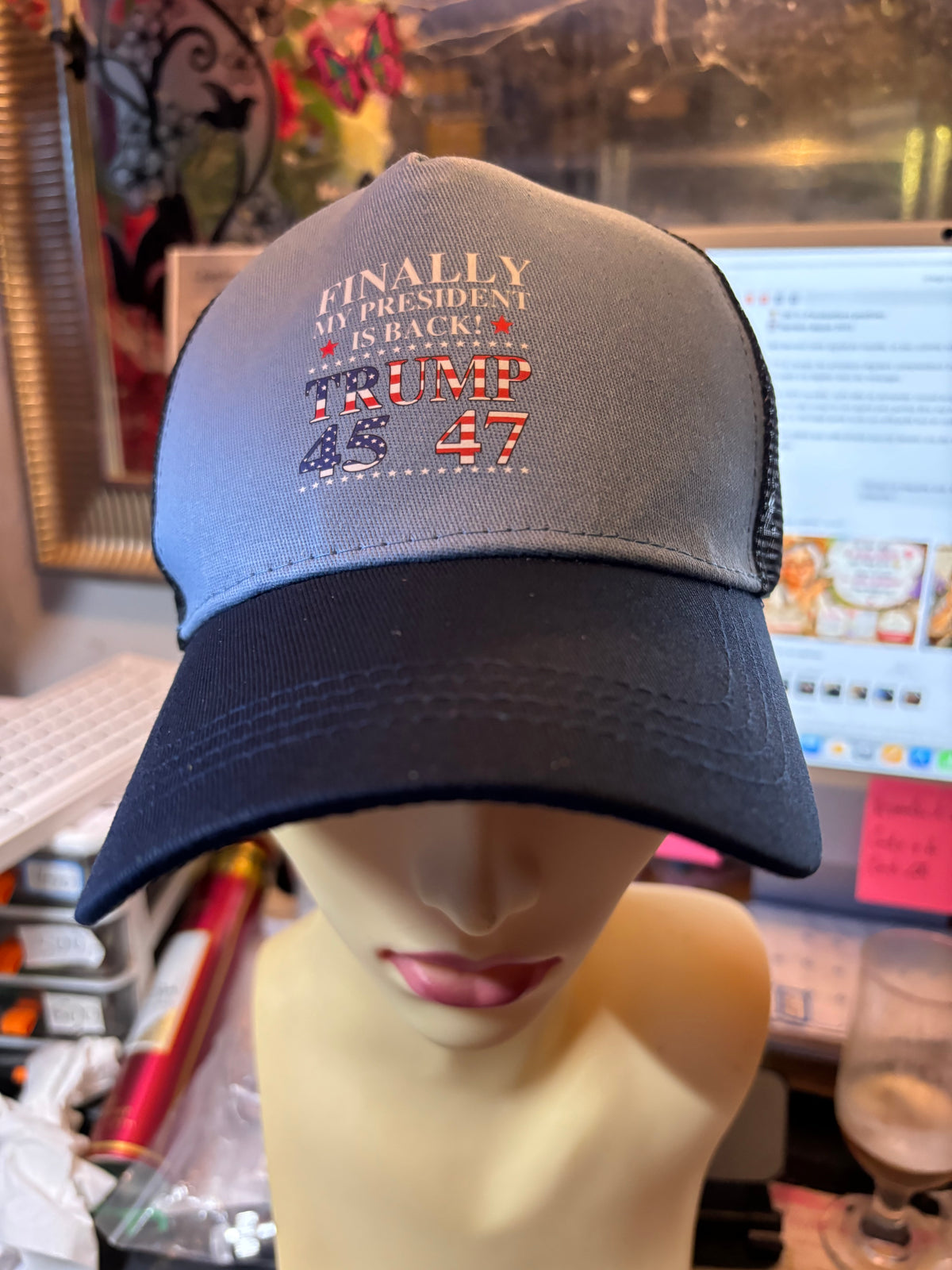 🇺🇸 Casquette USA « Trump 45-47 »