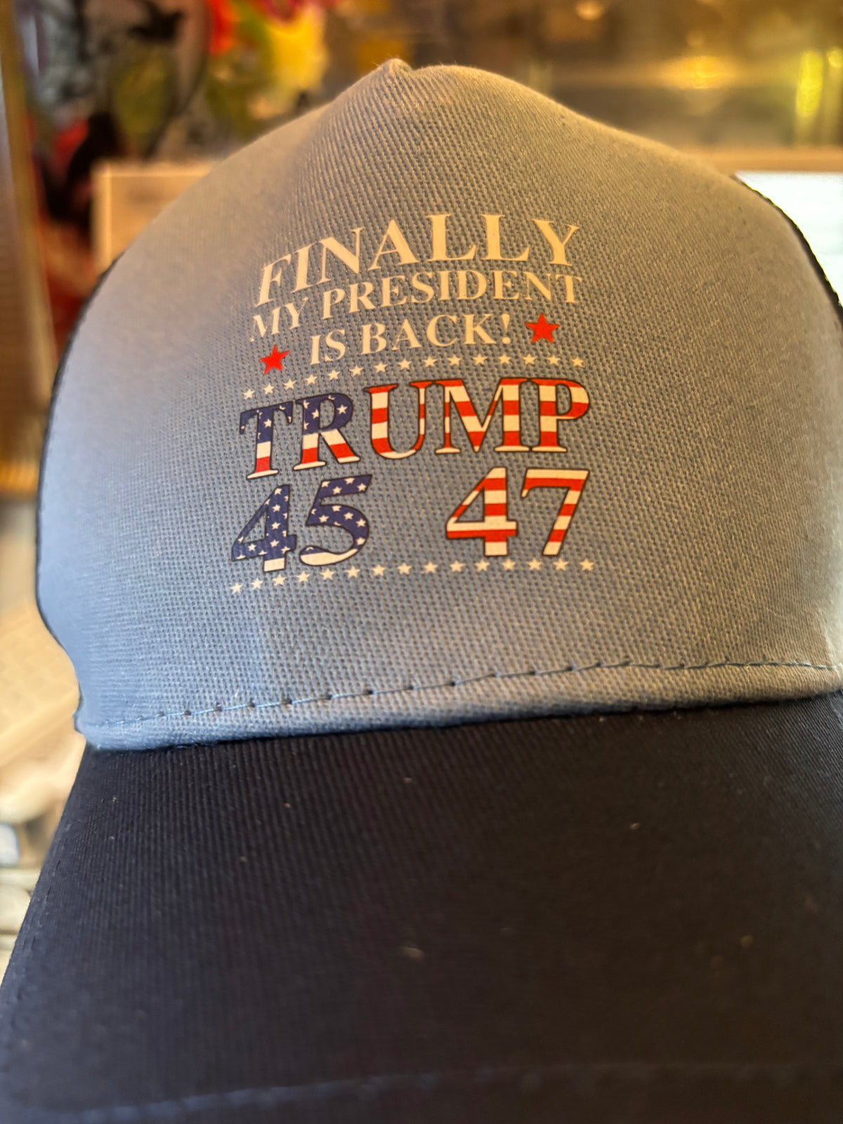 🇺🇸 Casquette USA « Trump 45-47 »