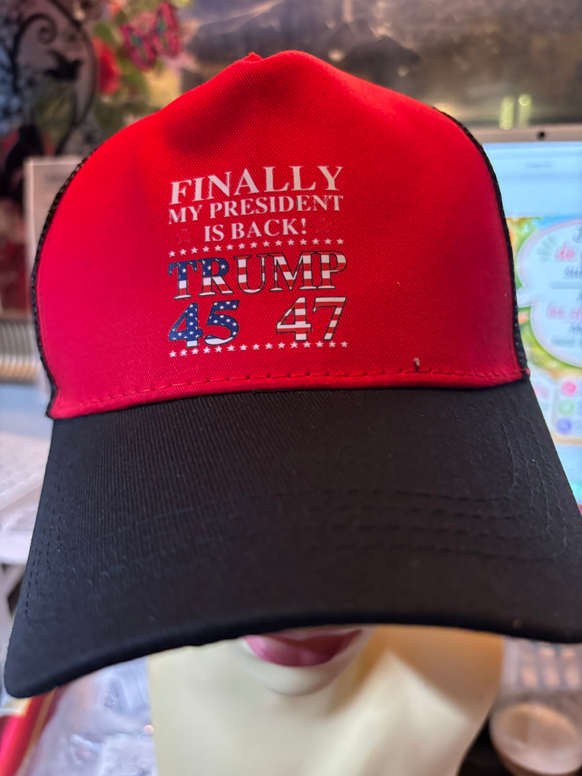 🇺🇸 Casquette USA « Trump 45-47 »