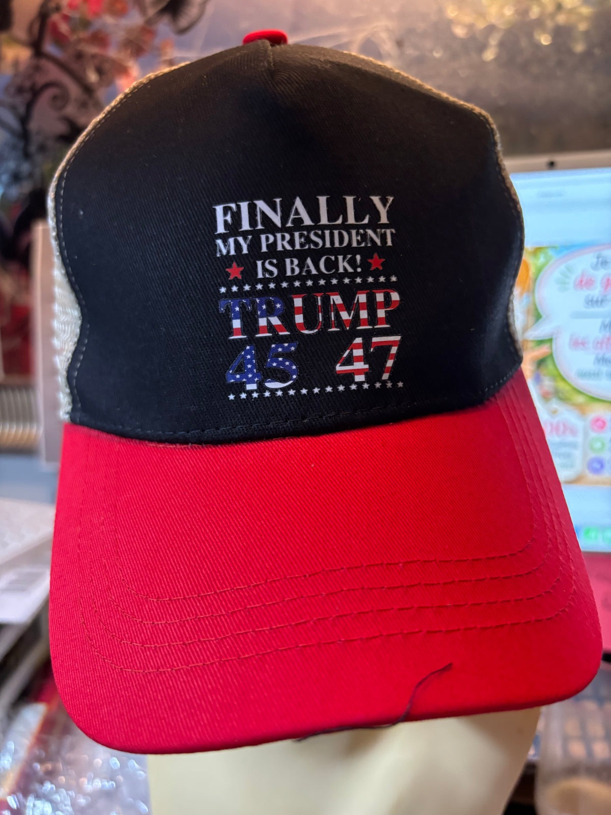🇺🇸 Casquette USA « Trump 45-47 »