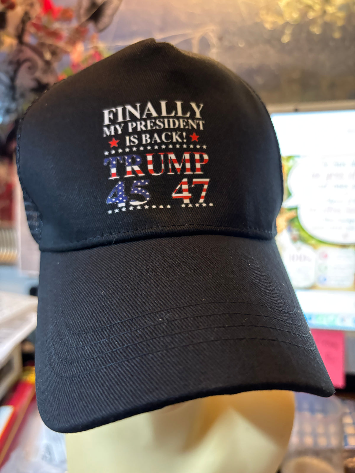 🇺🇸 Casquette USA « Trump 45-47 »