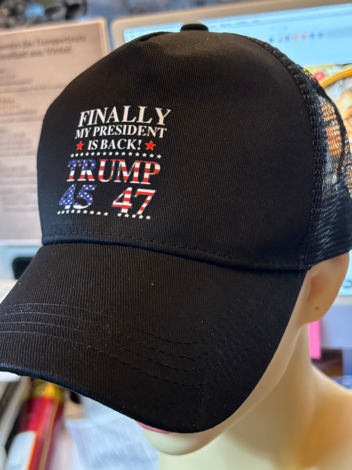 🇺🇸 Casquette USA « Trump 45-47 »