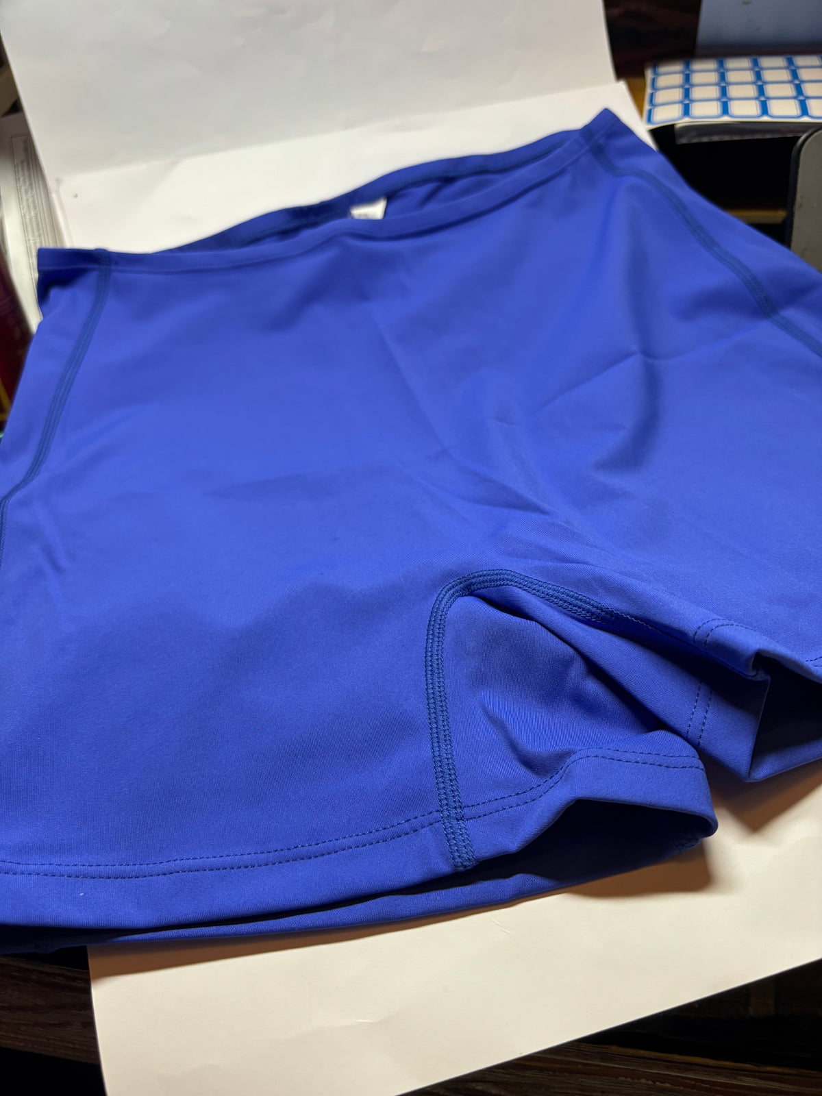 💙 ROBE BLEUE COURTE ÉLÉGANTE – TAILLE S – SHORT INTÉGRÉ – EFFET PUSH-UP 💙