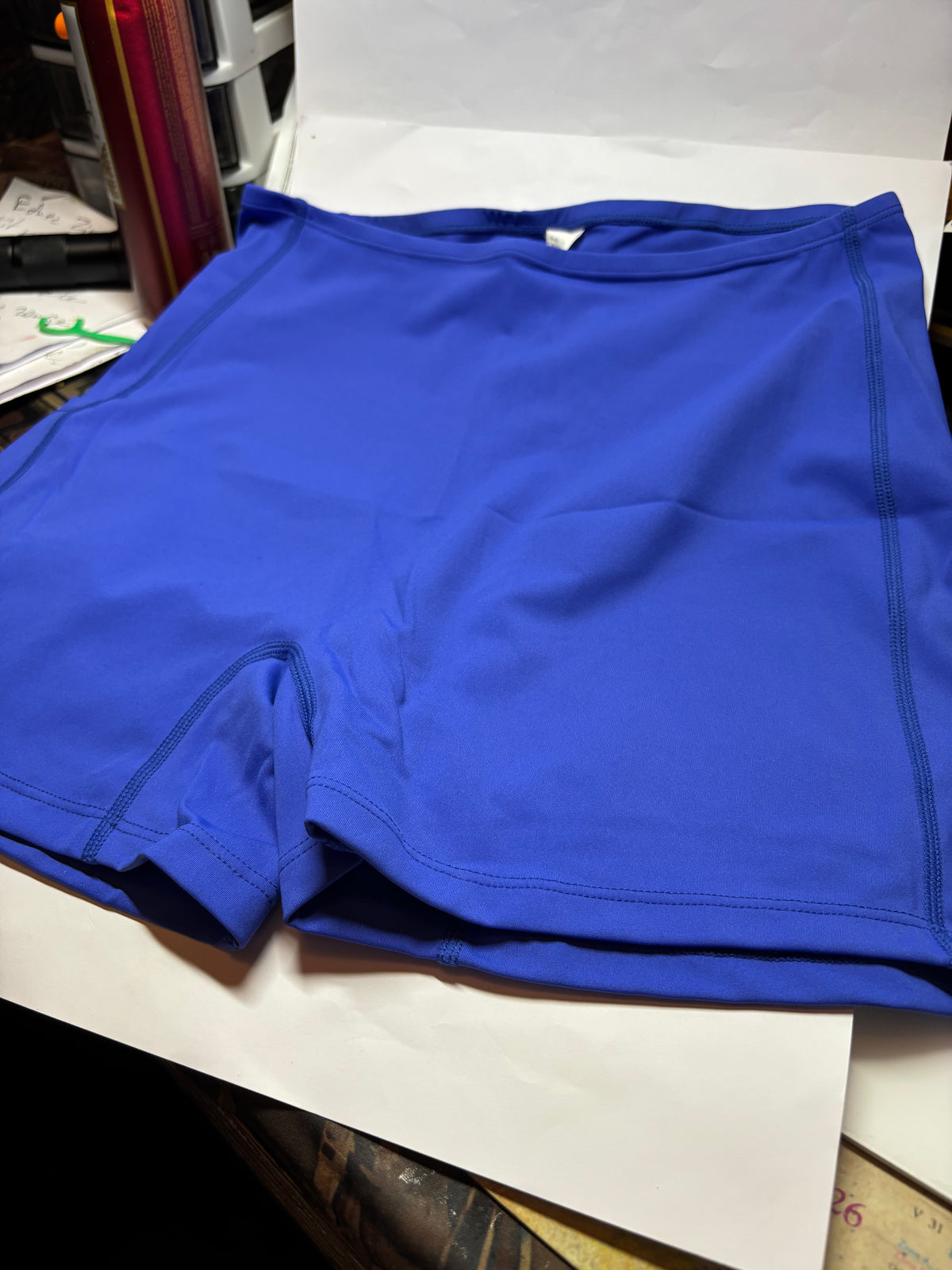 💙 ROBE BLEUE COURTE ÉLÉGANTE – TAILLE S – SHORT INTÉGRÉ – EFFET PUSH-UP 💙