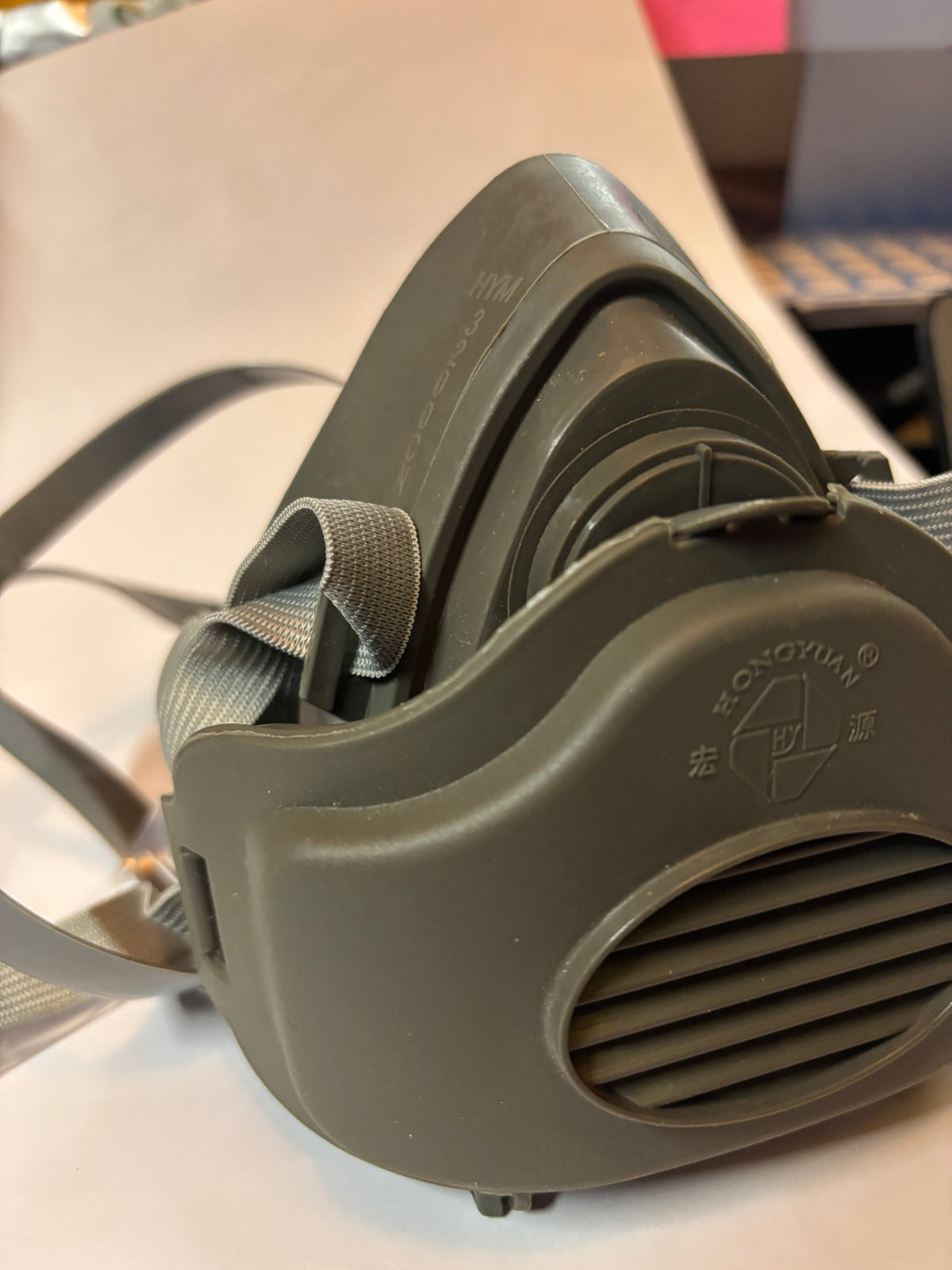 🛡️ DEMI-MASQUE RESPIRATEUR ANTI-POUSSIÈRE