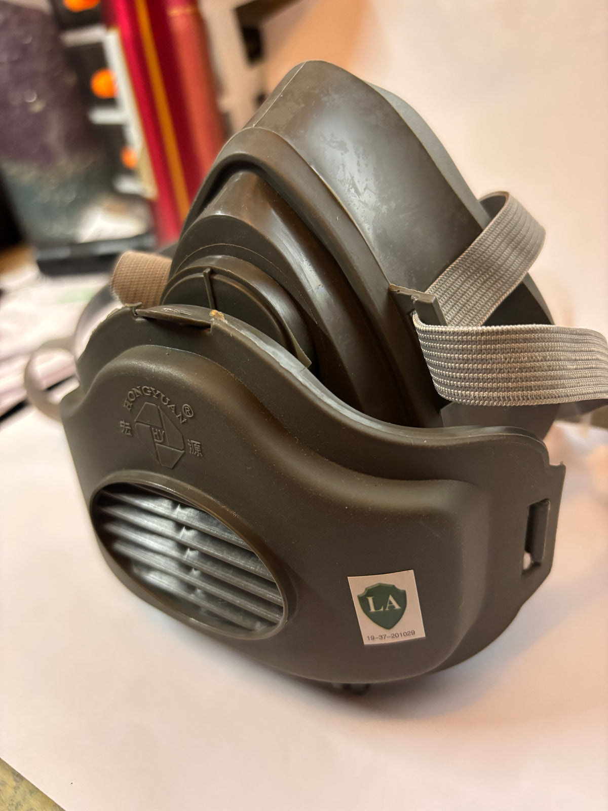🛡️ DEMI-MASQUE RESPIRATEUR ANTI-POUSSIÈRE