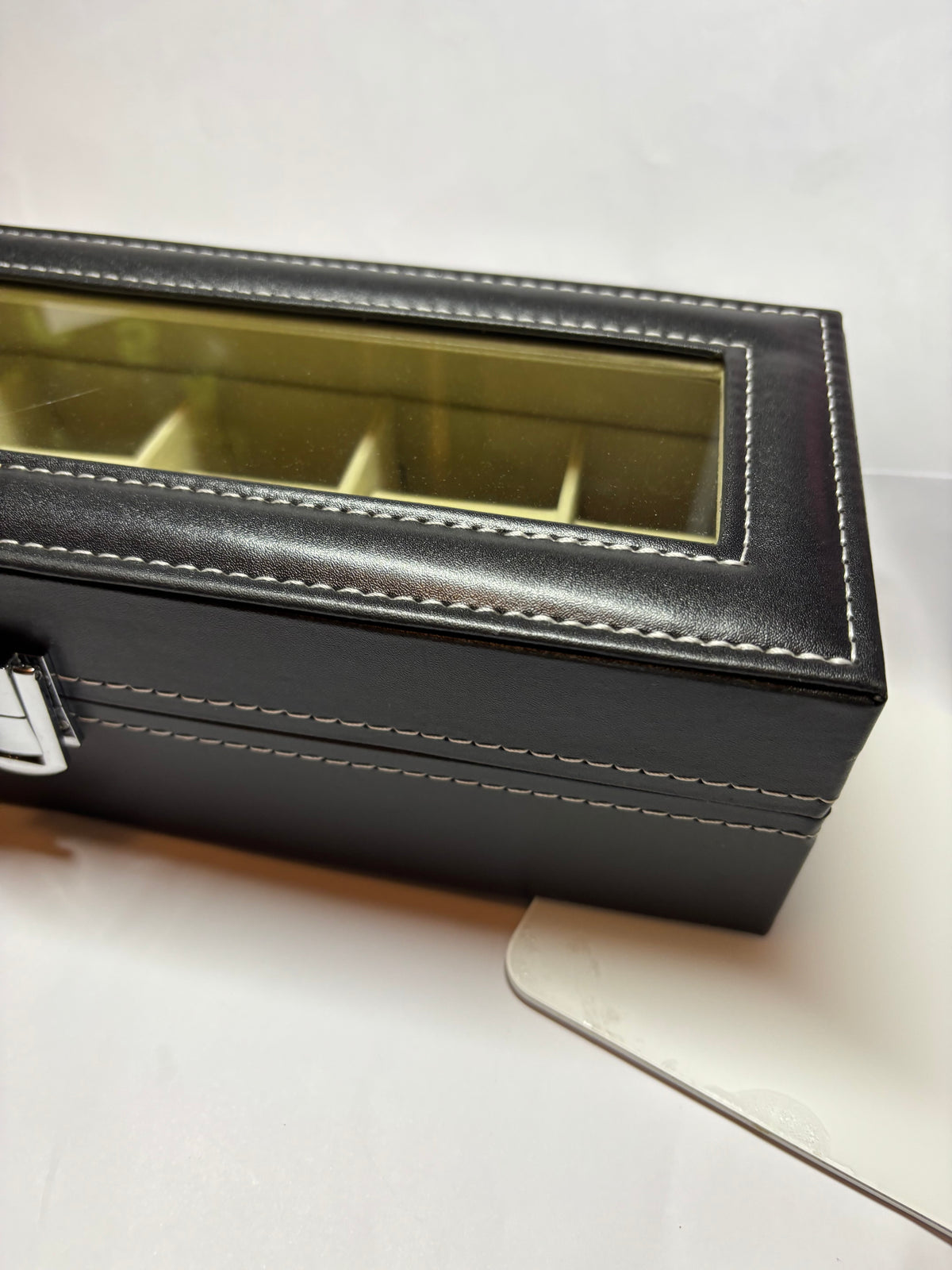 ⌚ COFFRET DE RANGEMENT 6 MONTRES – NOIR ÉLÉGANT