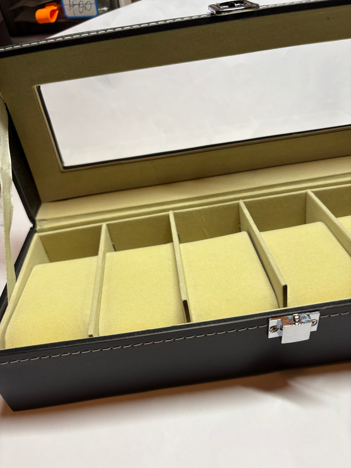 ⌚ COFFRET DE RANGEMENT 6 MONTRES – NOIR ÉLÉGANT