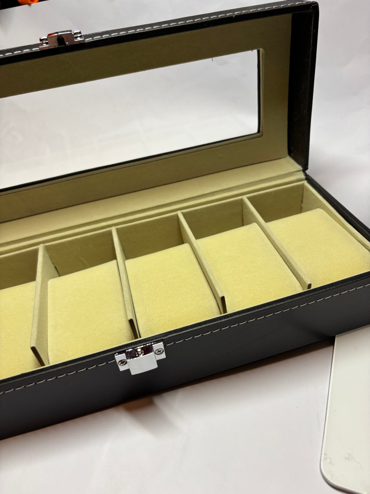 ⌚ COFFRET DE RANGEMENT 6 MONTRES – NOIR ÉLÉGANT