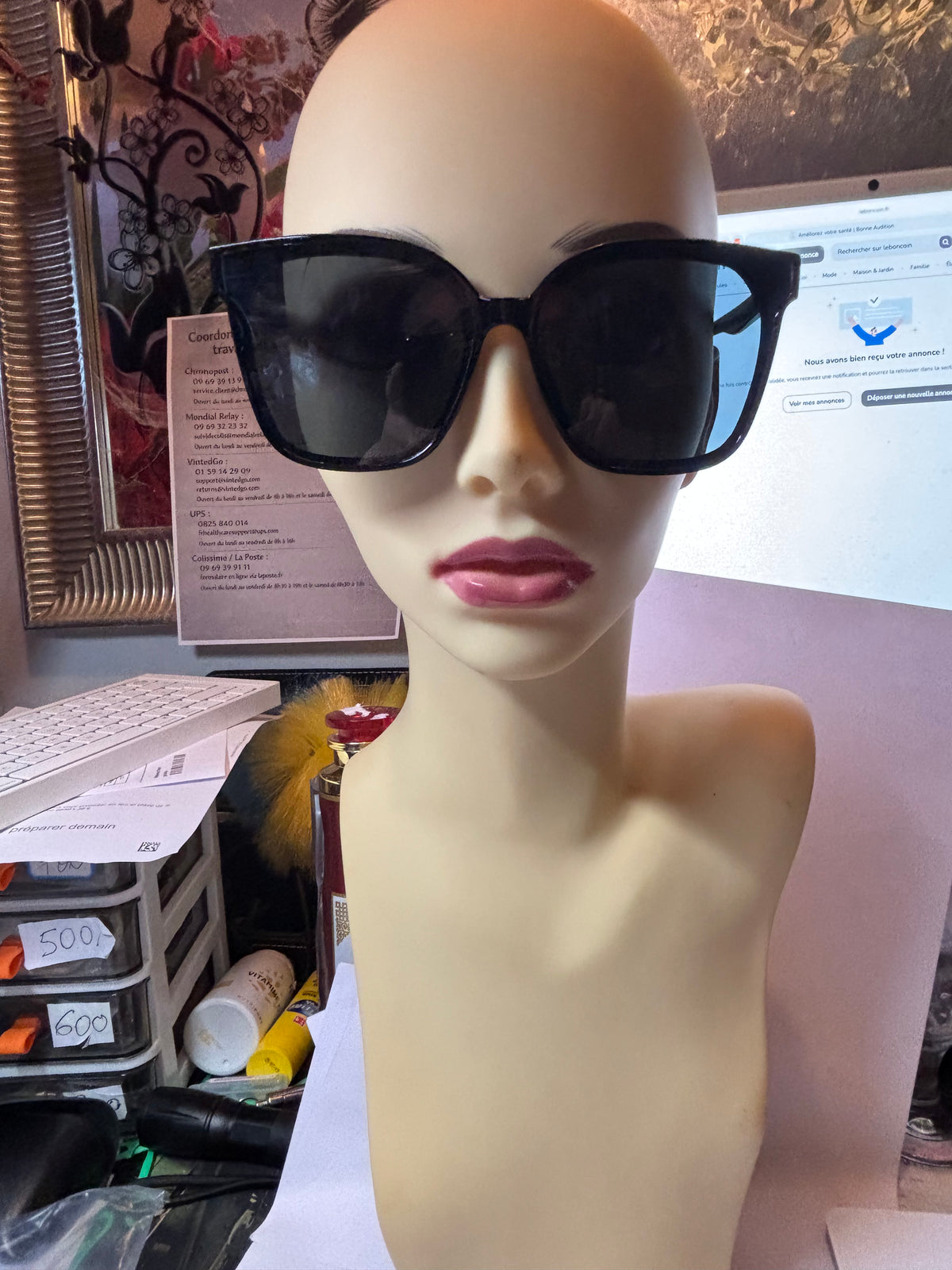 🕶️ LUNETTES DE SOLEIL VINTAGE CARRÉES SHEIN – STYLE & PROTECTION AU QUOTIDIEN !