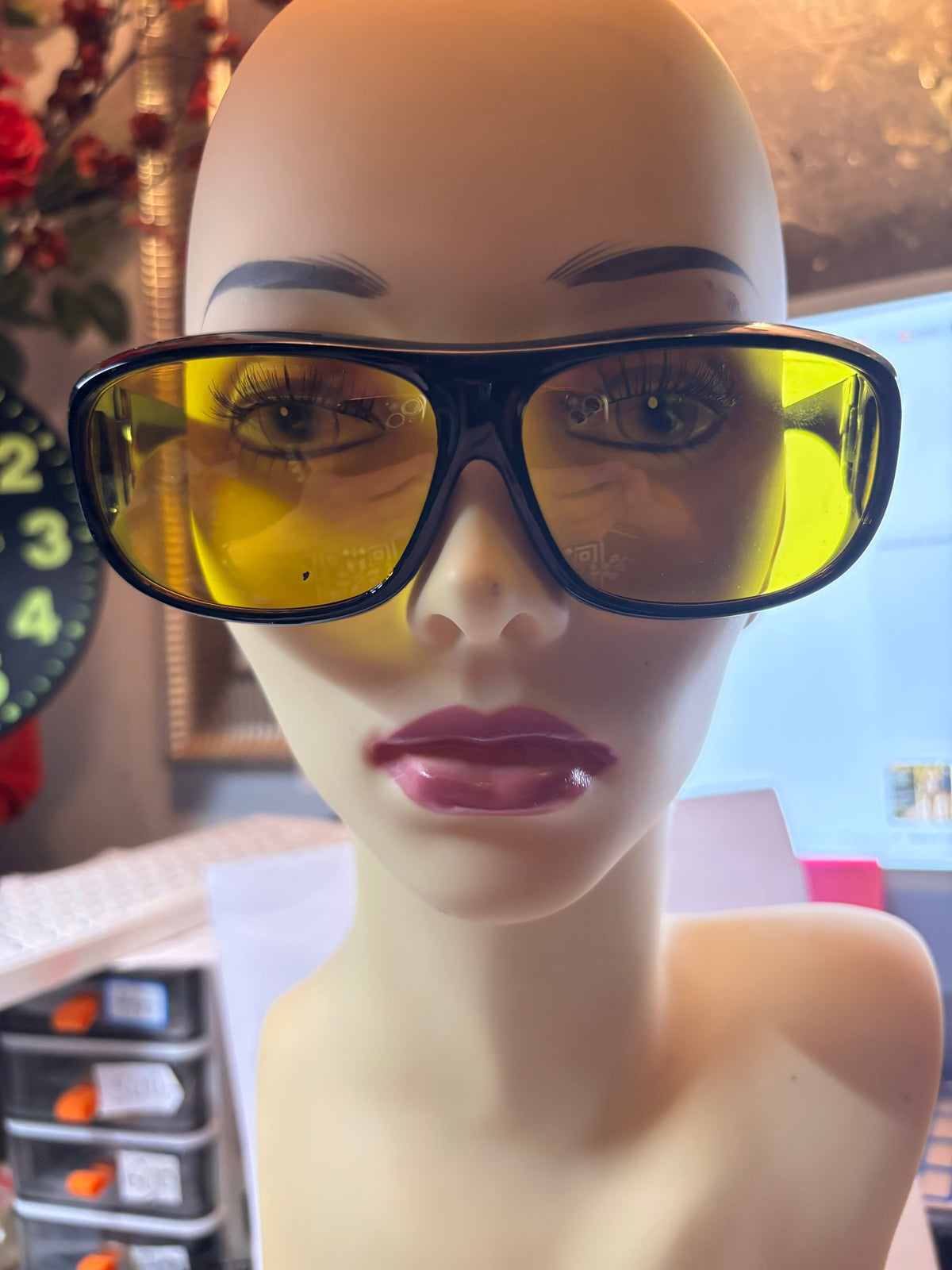 🕶️ LOT DE 2 PAIRES DE LUNETTES NIGHTGLO ANTI-ÉBLOUISSEMENT – CONDUITE DE NUIT Réf. 578C6