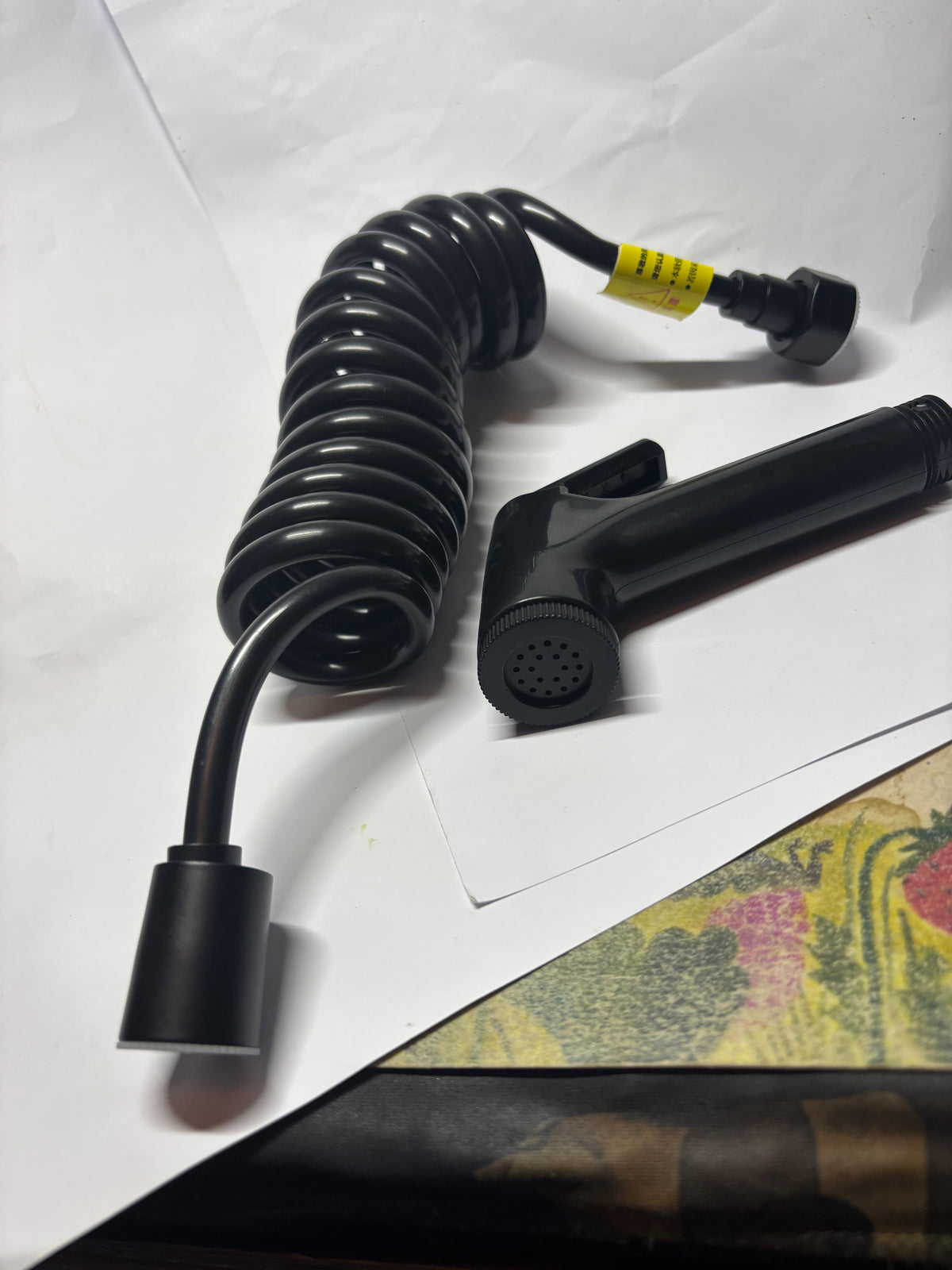 🚿 DOUCHETTE WC NOIRE HAUTE PRESSION – ÉLÉGANTE, PRATIQUE ET RARE !