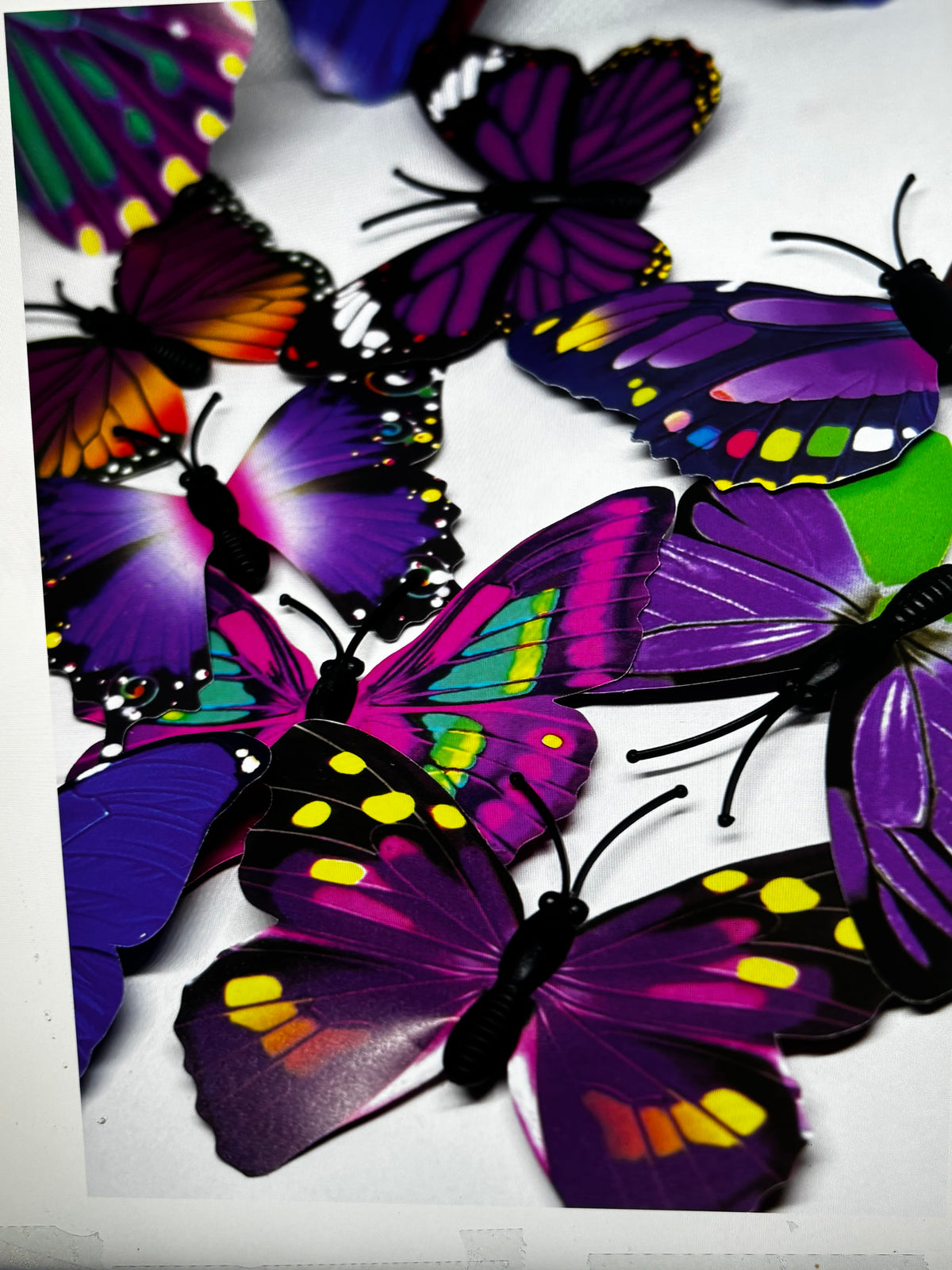✨ PAPILLONS AIMANTÉS DÉCORATIFS – LOT DE 2 SACHETS ✨