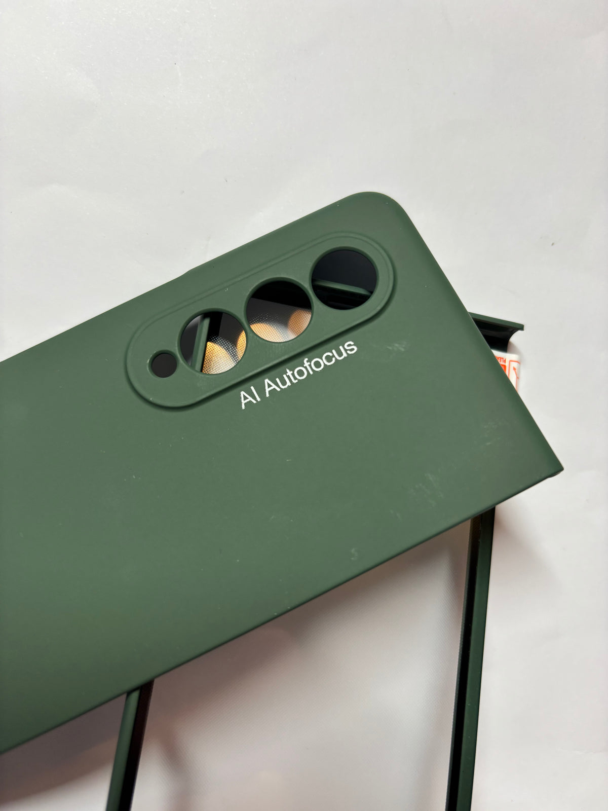 📱 Coque intégrale 360° Samsung Galaxy Z Fold 3 – Verre trempé intégré – Vert nuit