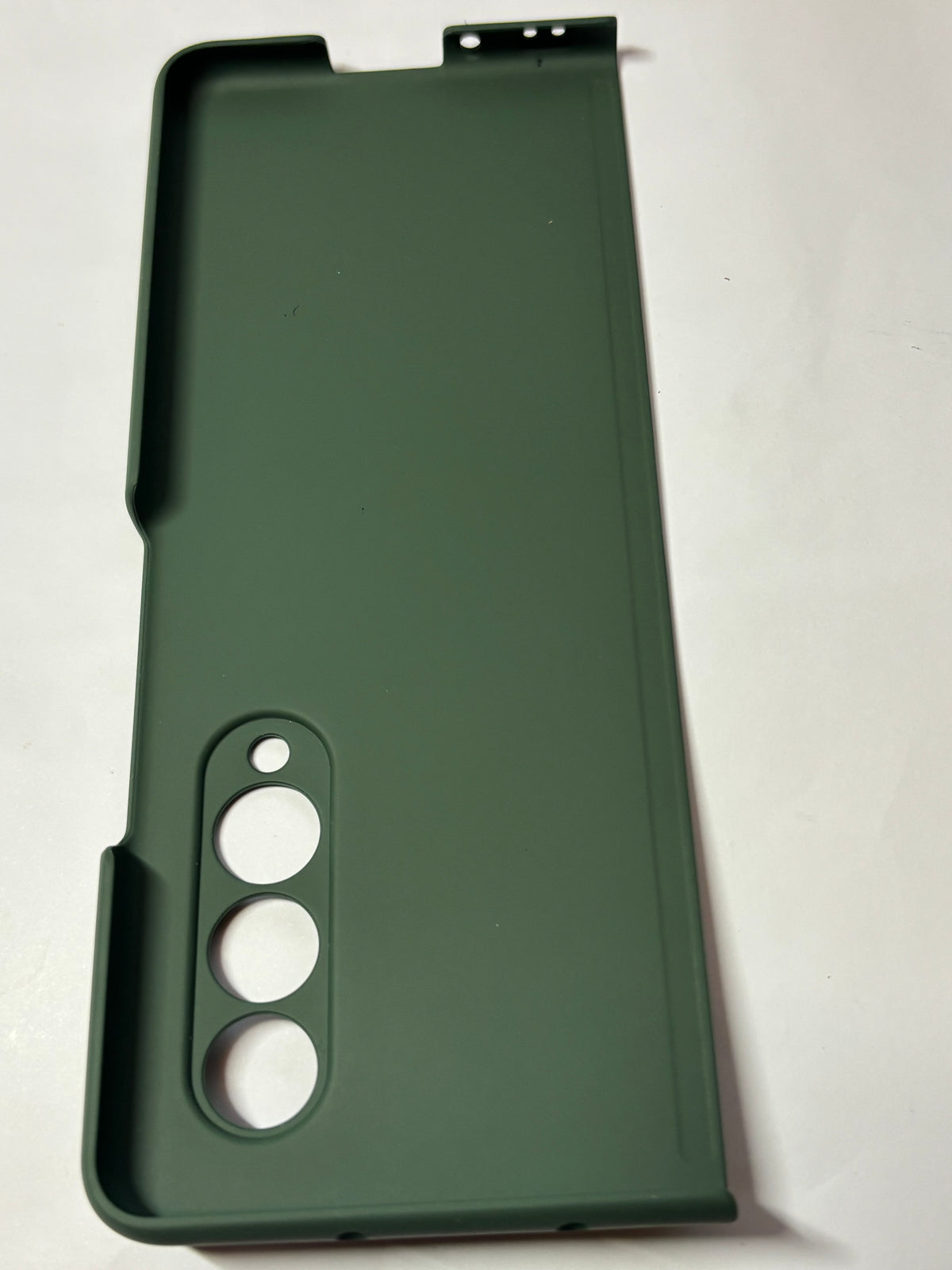 📱 Coque intégrale 360° Samsung Galaxy Z Fold 3 – Verre trempé intégré – Vert nuit