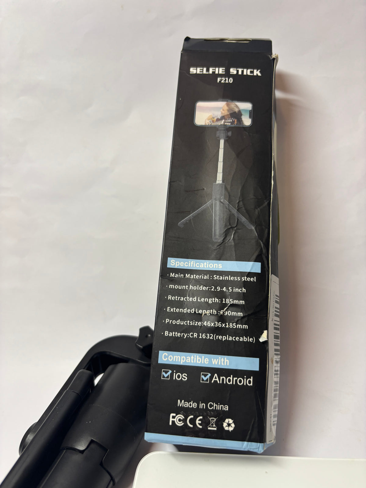📸 Perche à Selfie Bluetooth avec Trépied Intégré – Rotation 360° – Télécommande Sans Fil – Ultra Compacte