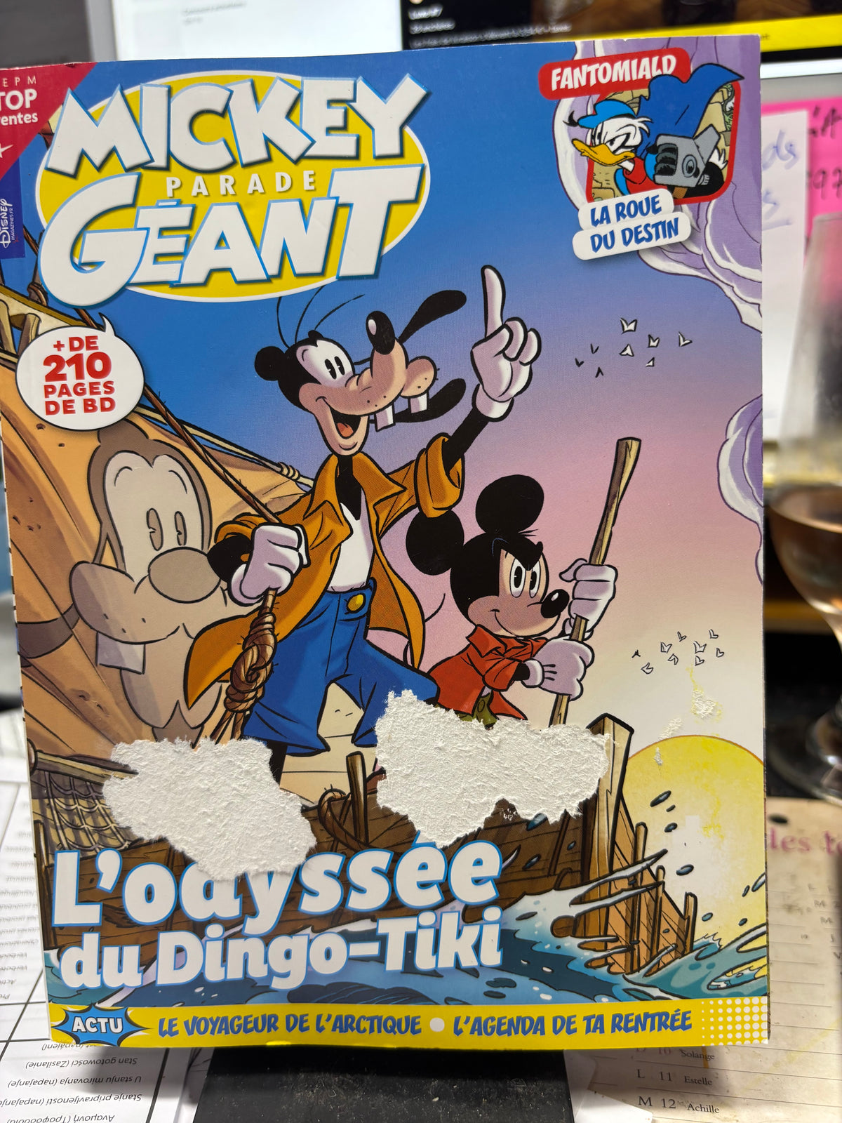 LOT DE 3 MICKEY PARADE GÉANT – DISNEY – ENVIRON 760 PAGES DE BD