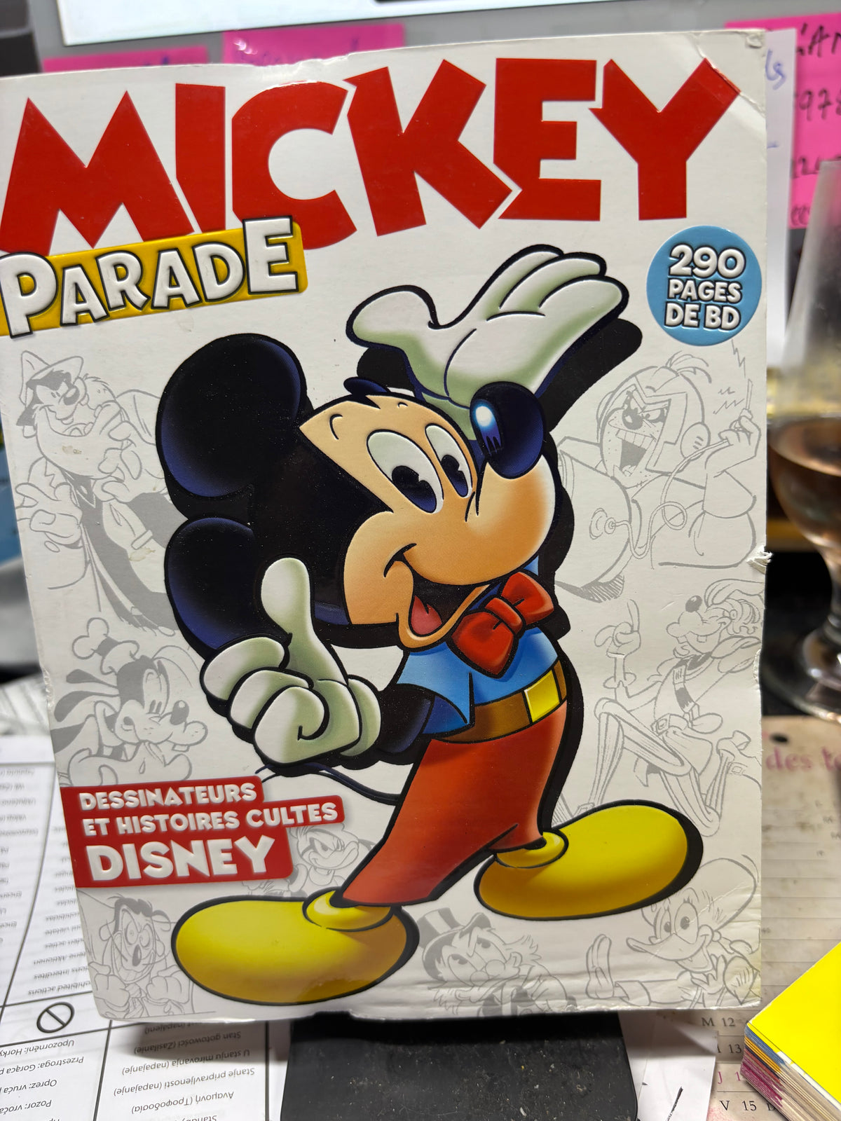 LOT DE 3 MICKEY PARADE GÉANT – DISNEY – ENVIRON 760 PAGES DE BD