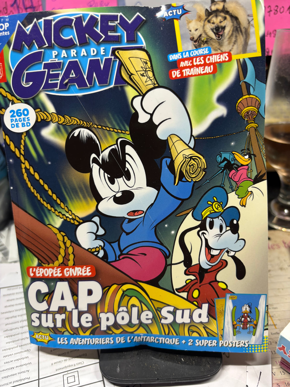 LOT DE 3 MICKEY PARADE GÉANT – DISNEY – ENVIRON 760 PAGES DE BD