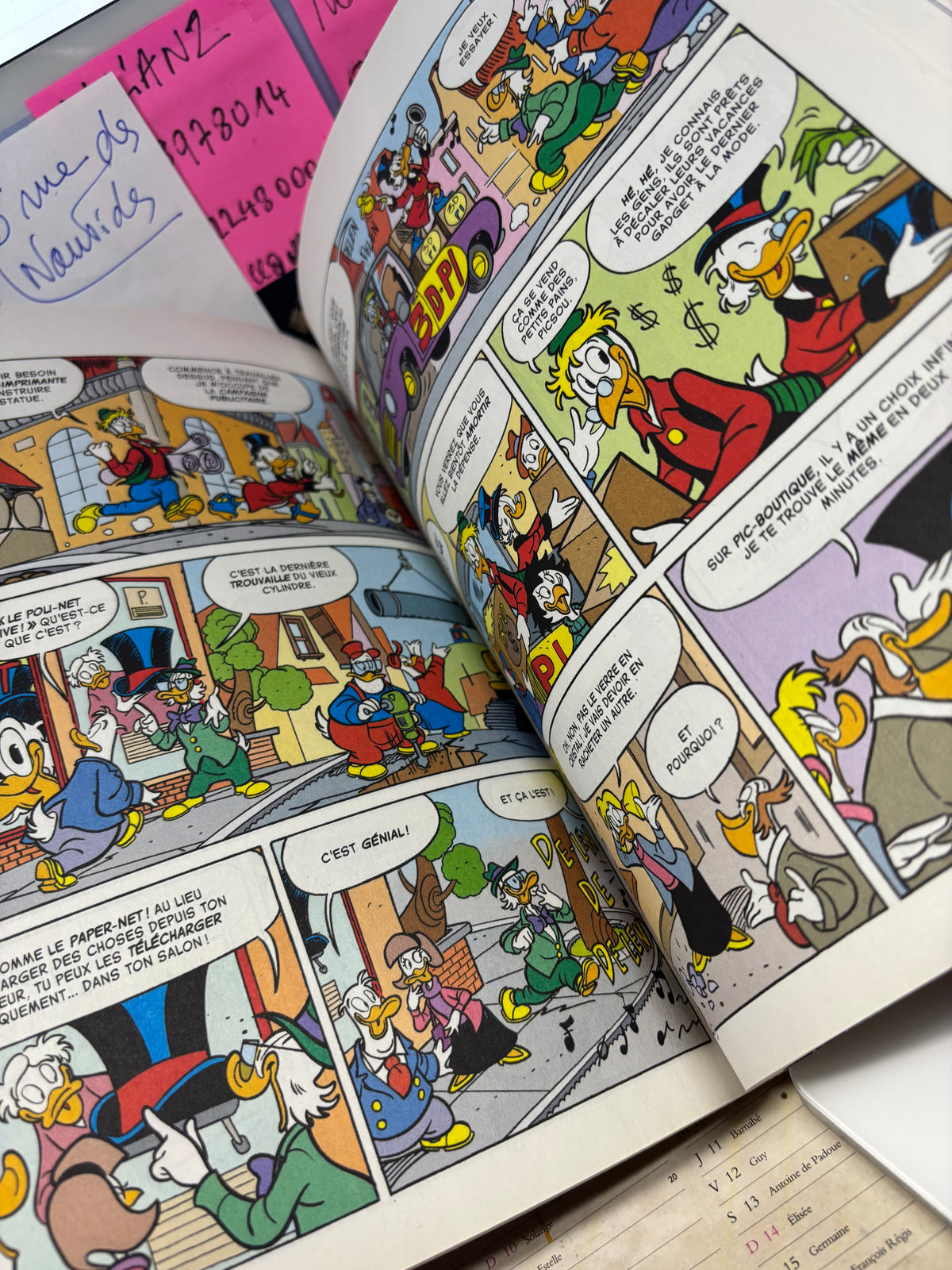 LOT DE 2 GROS ALBUMS PICSOU DISNEY – 415 PAGES DE BD TOUT EN COULEUR !