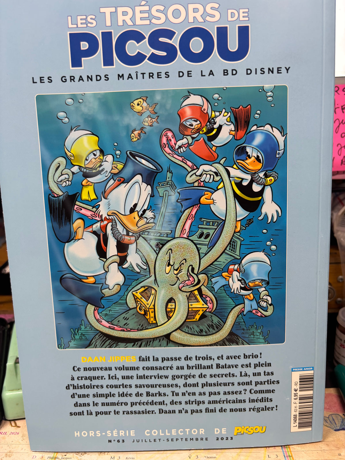 LOT DE 2 GROS ALBUMS DISNEY – PICSOU COLLECTOR + PK POWERDUCK – 420 PAGES TOUT EN COULEUR !