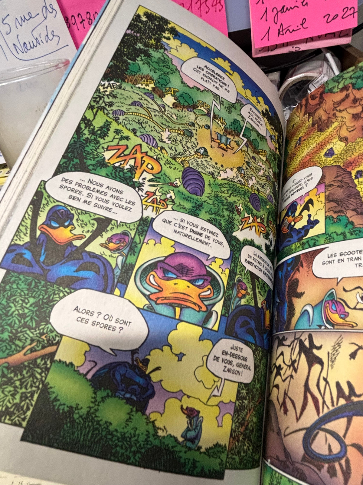 LOT DE 2 GROS ALBUMS DISNEY – PICSOU COLLECTOR + PK POWERDUCK – 420 PAGES TOUT EN COULEUR !