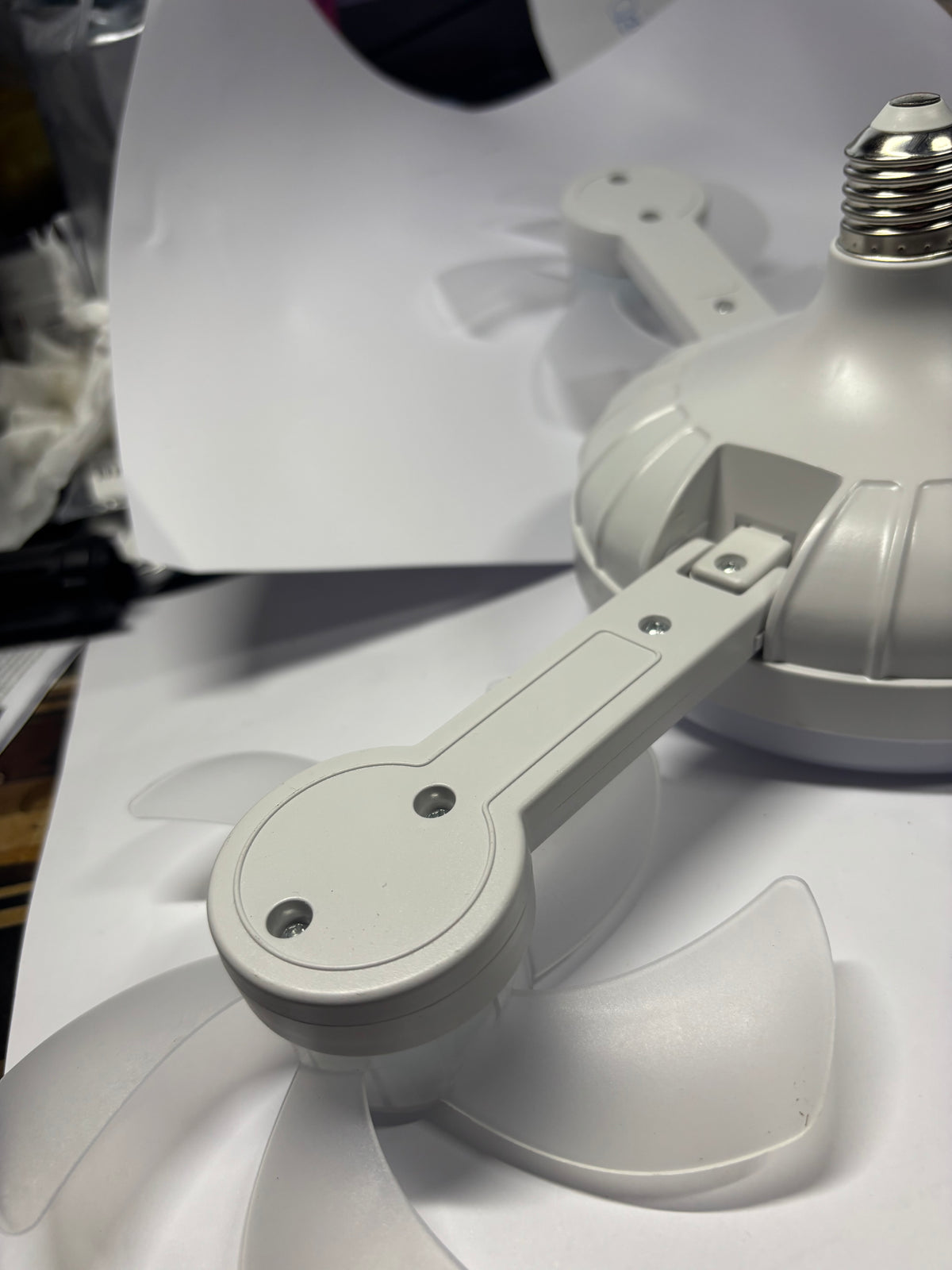 Ventilateur plafonnier LED E27 F3+ – 3 moteurs – 3 têtes orientables