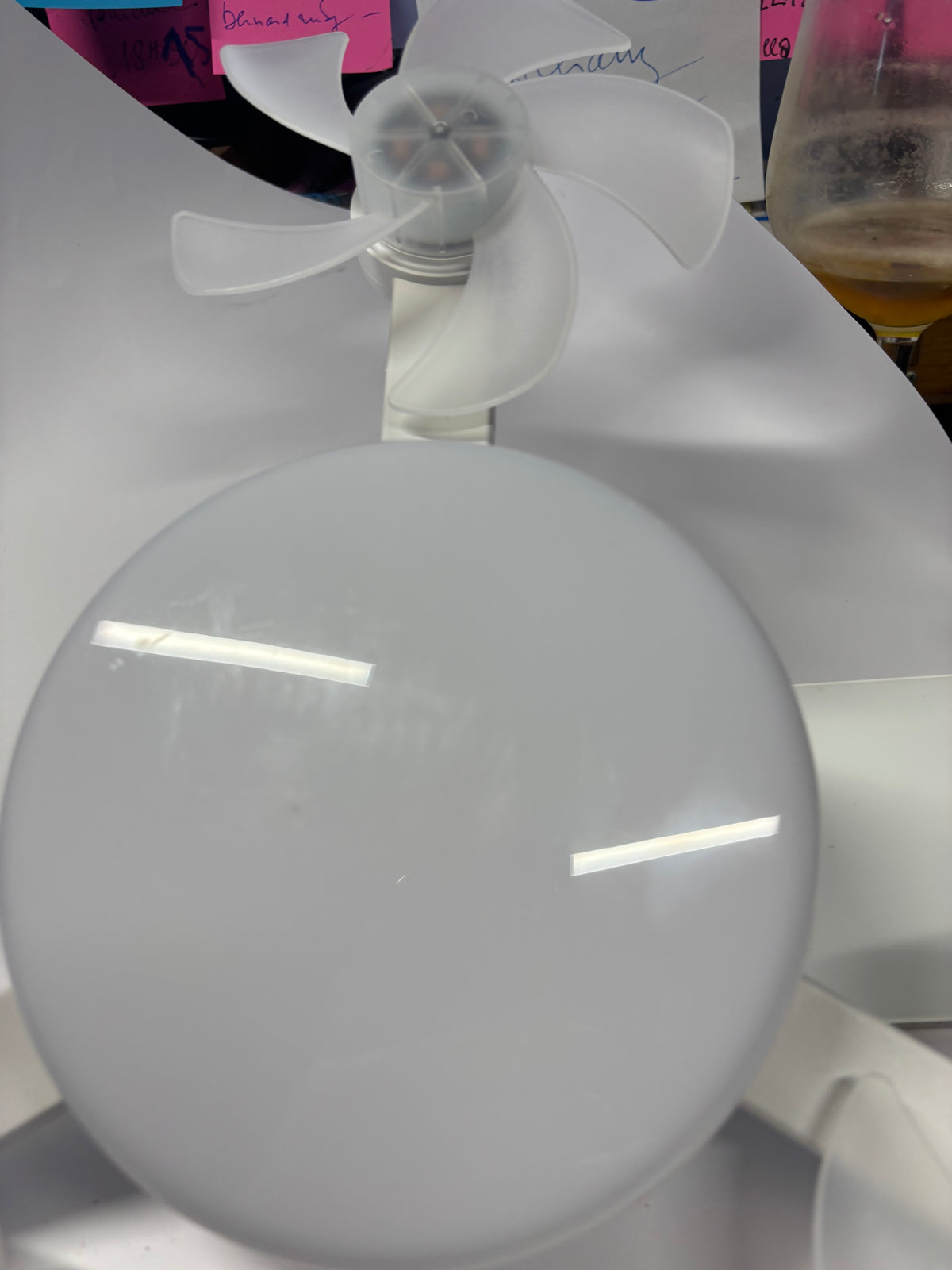 Ventilateur plafonnier LED E27 F3+ – 3 moteurs – 3 têtes orientables