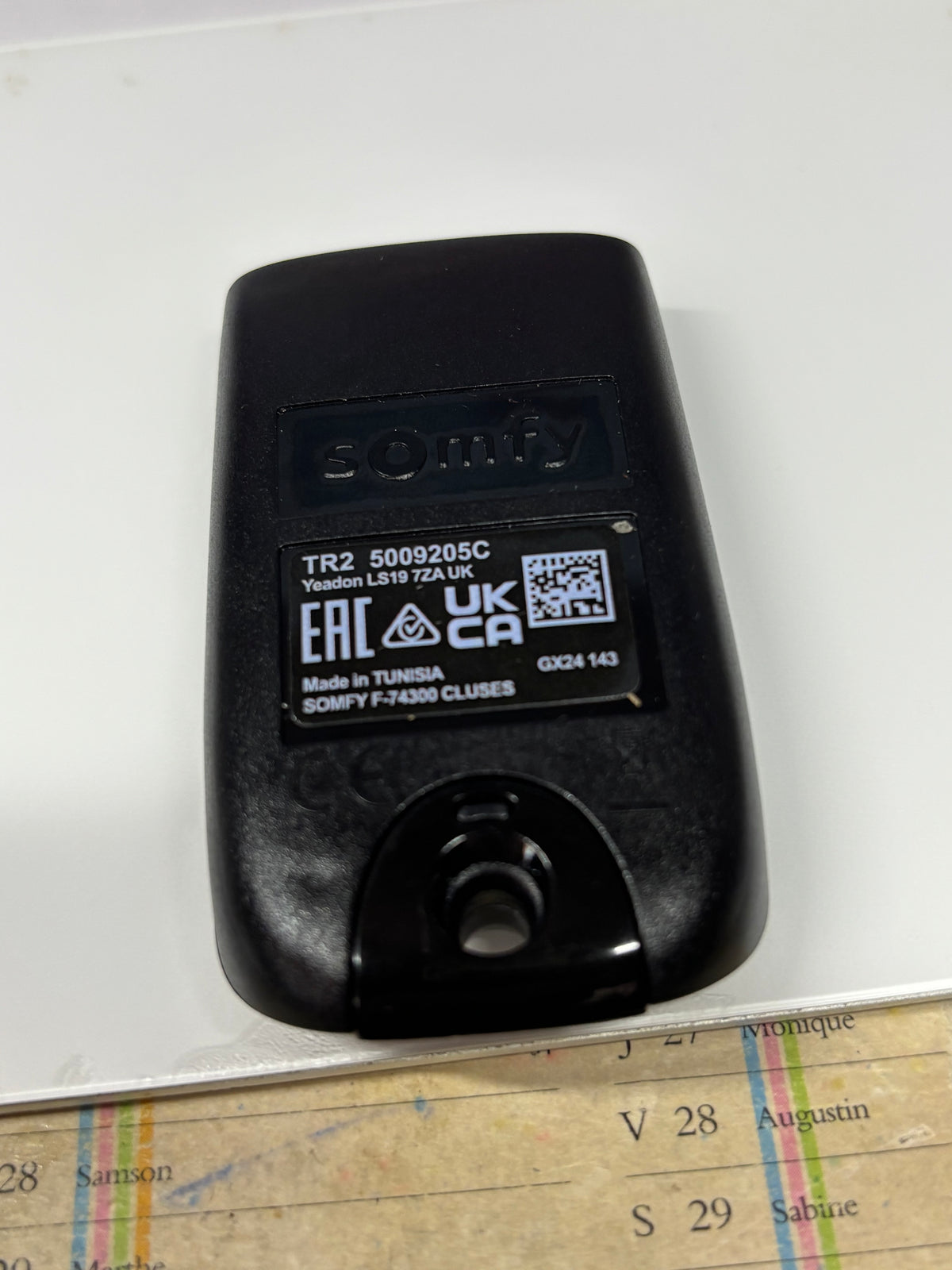 Télécommande Somfy Keytis 2 RTS – Portail, garage et volet roulant – 2 canaux