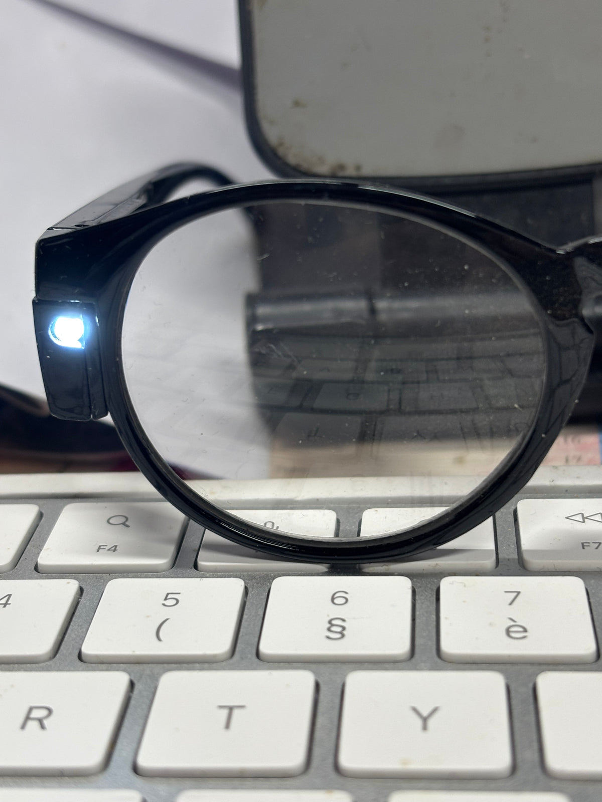 Lunettes de lecture LED +2,00 avec éclairage intégré