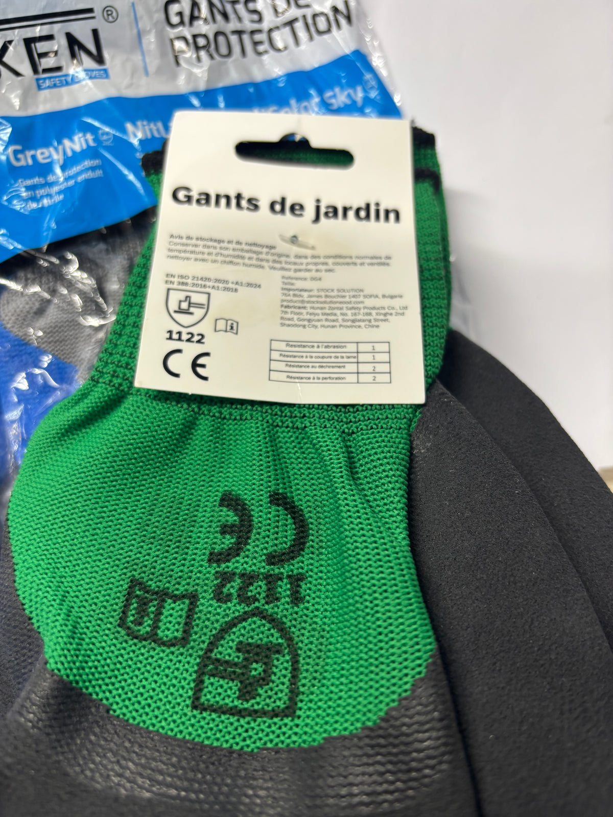Lot de 5 paires de gants de protection souples – Jardinage, bricolage et manutention